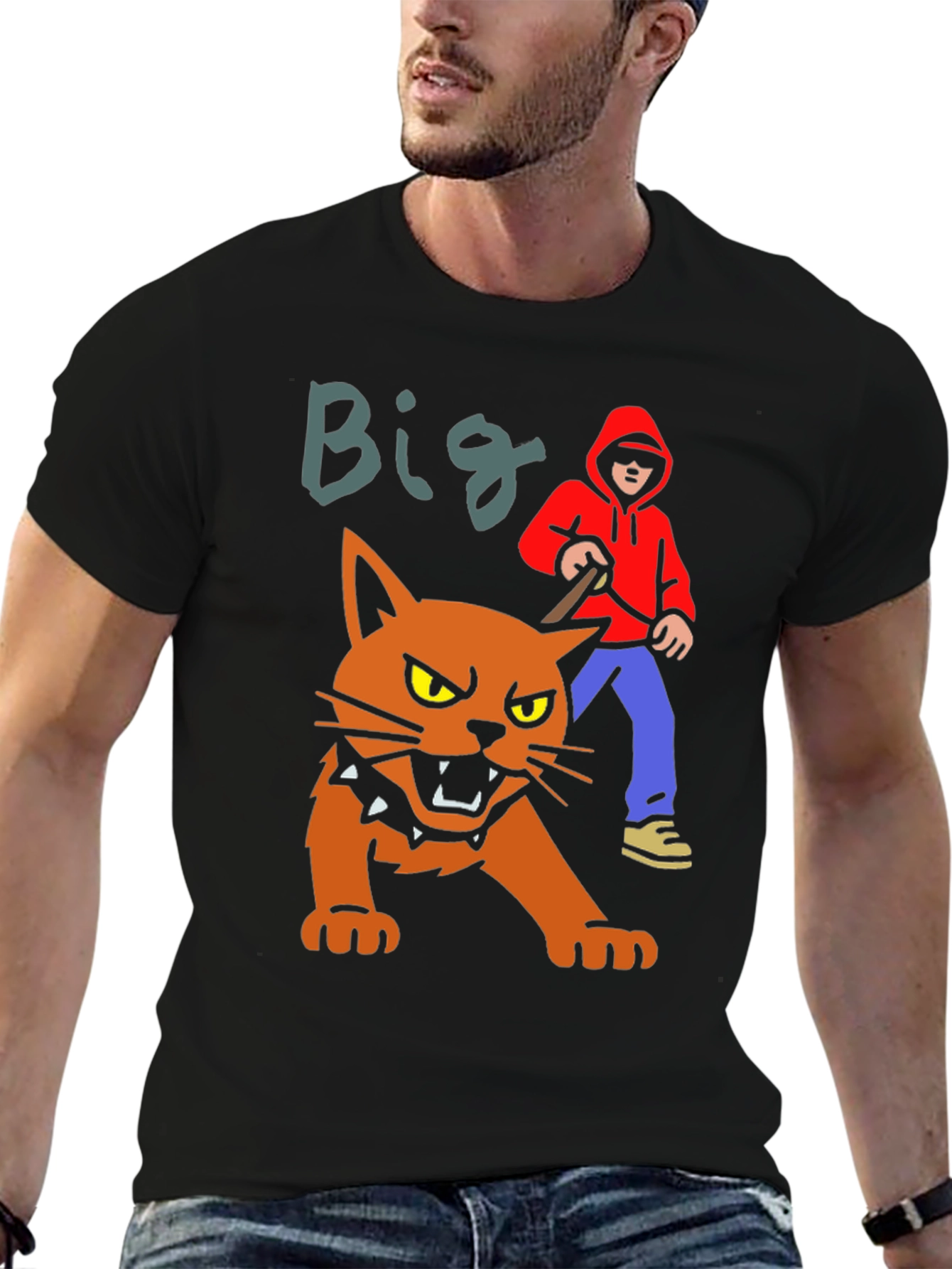 Big Cat T-Shirt - Graphic Tee