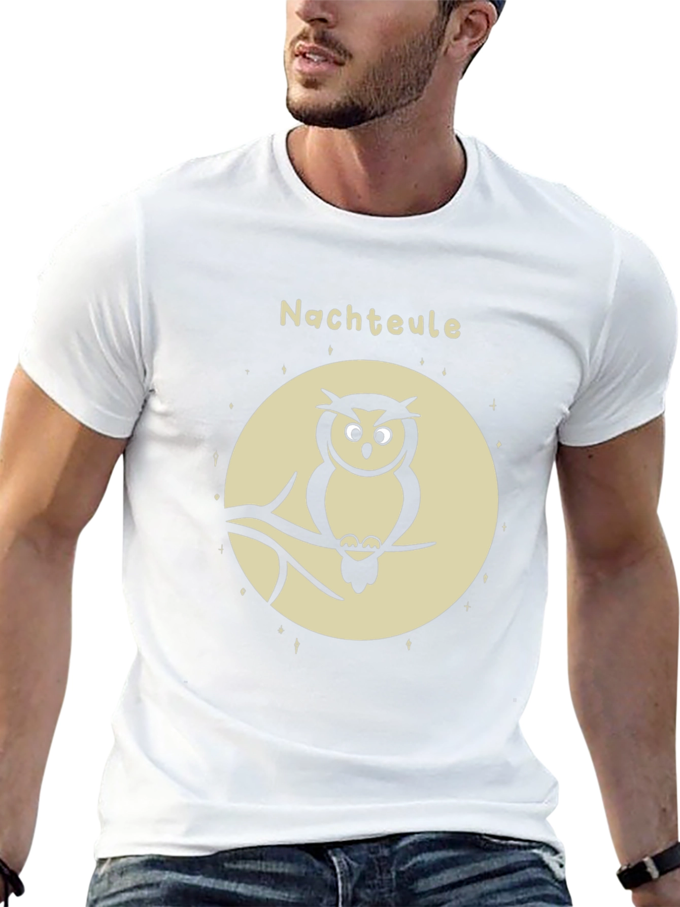 Night Owl Graphic Tee - Mens Black T-Shirt