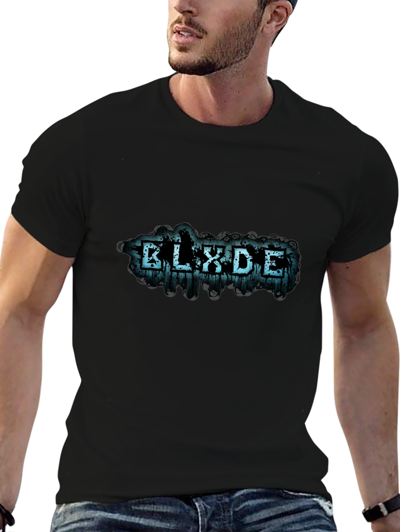 Blxde Graphic Print Black T-Shirt