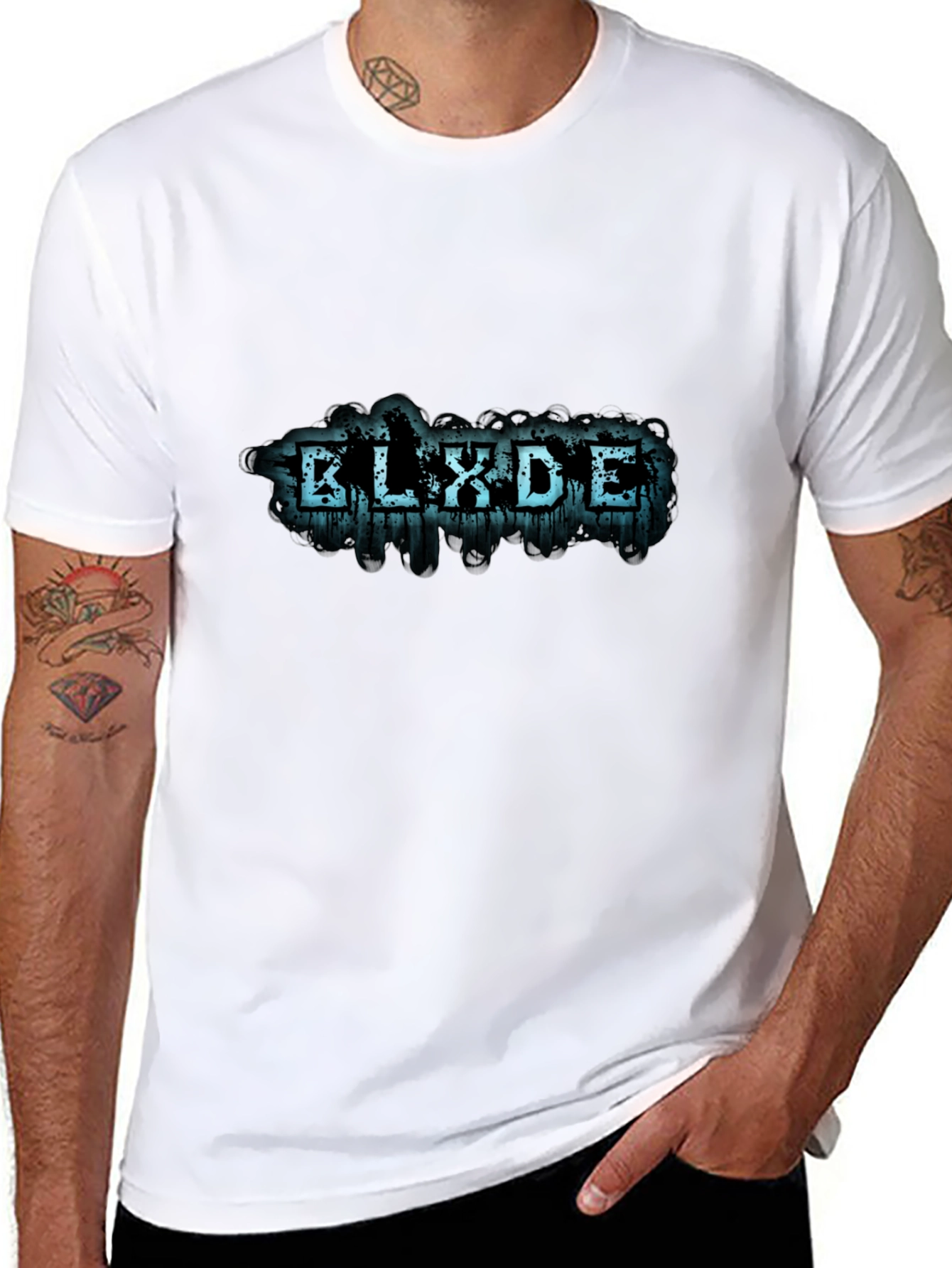 Blxde Graphic Print Black T-Shirt