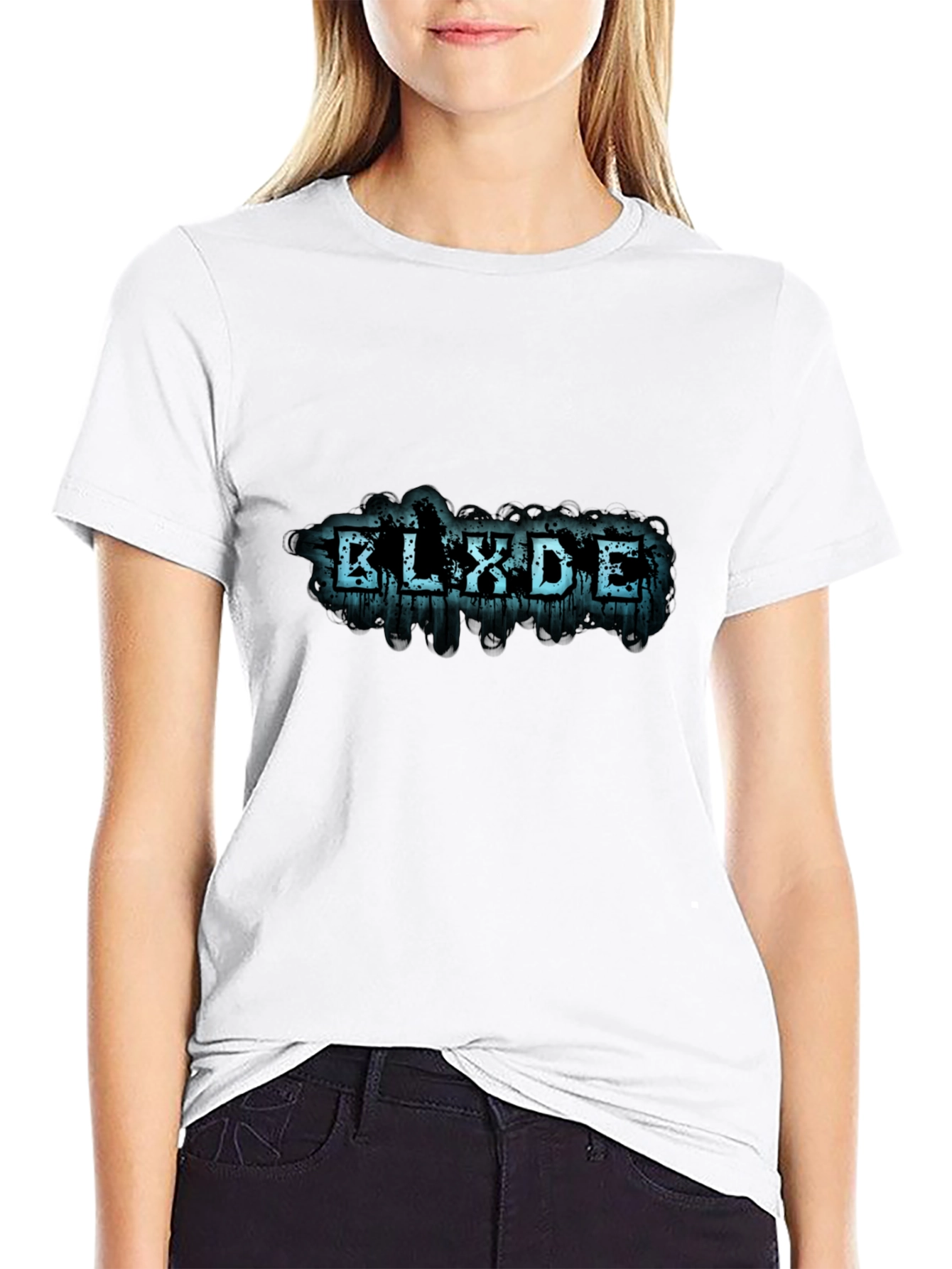 Blxde Graphic Print Black T-Shirt