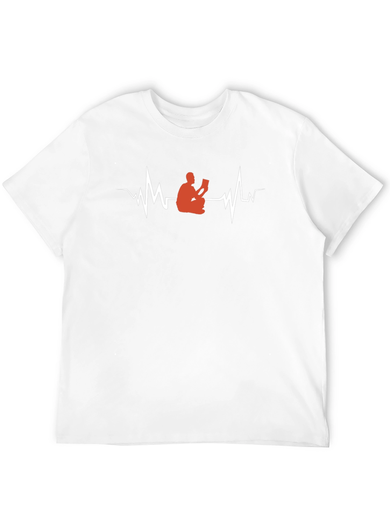 Reading Heartbeat T-Shirt - Book Lover Tee