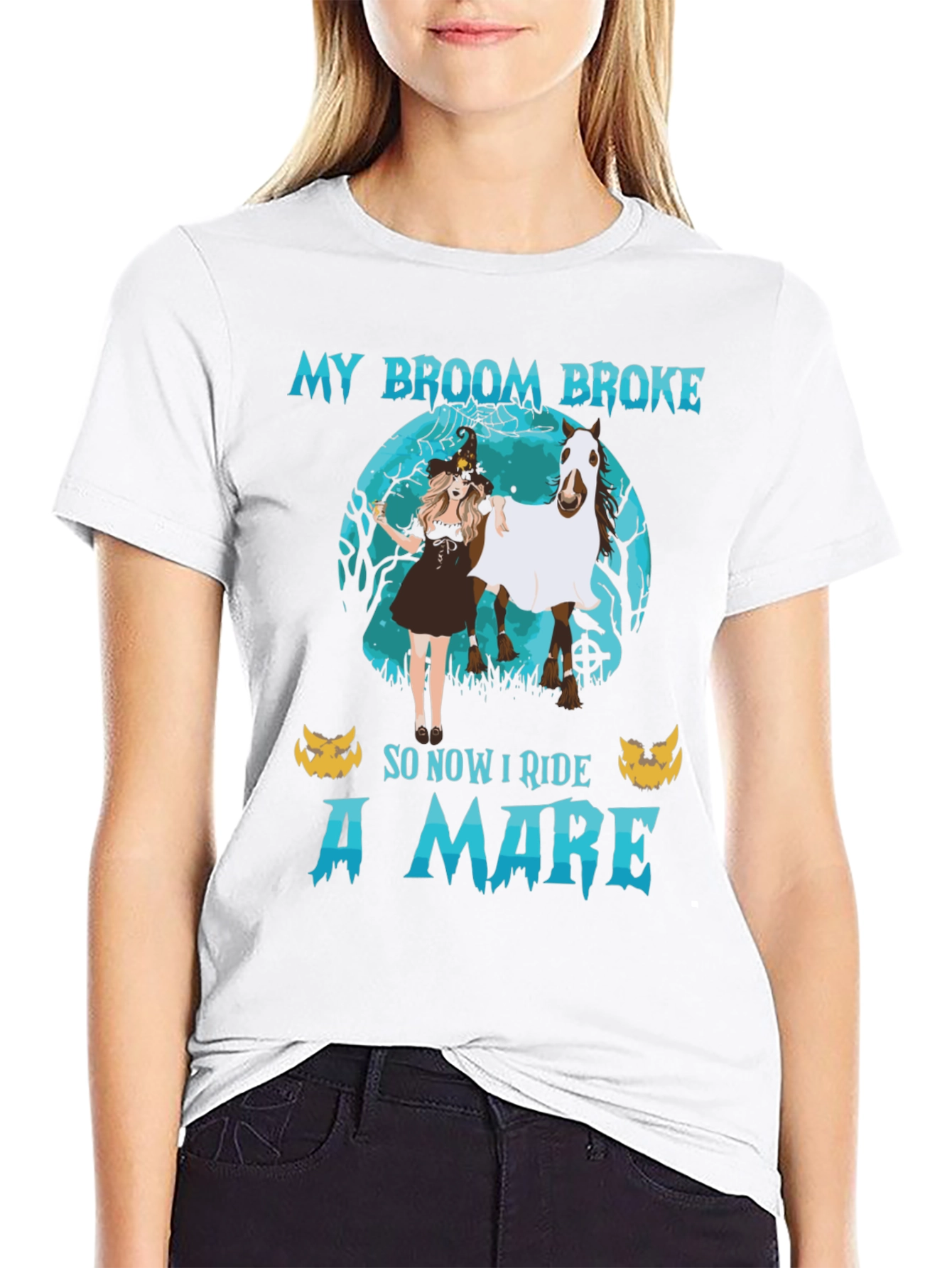 Halloween Witch Mare T-Shirt
