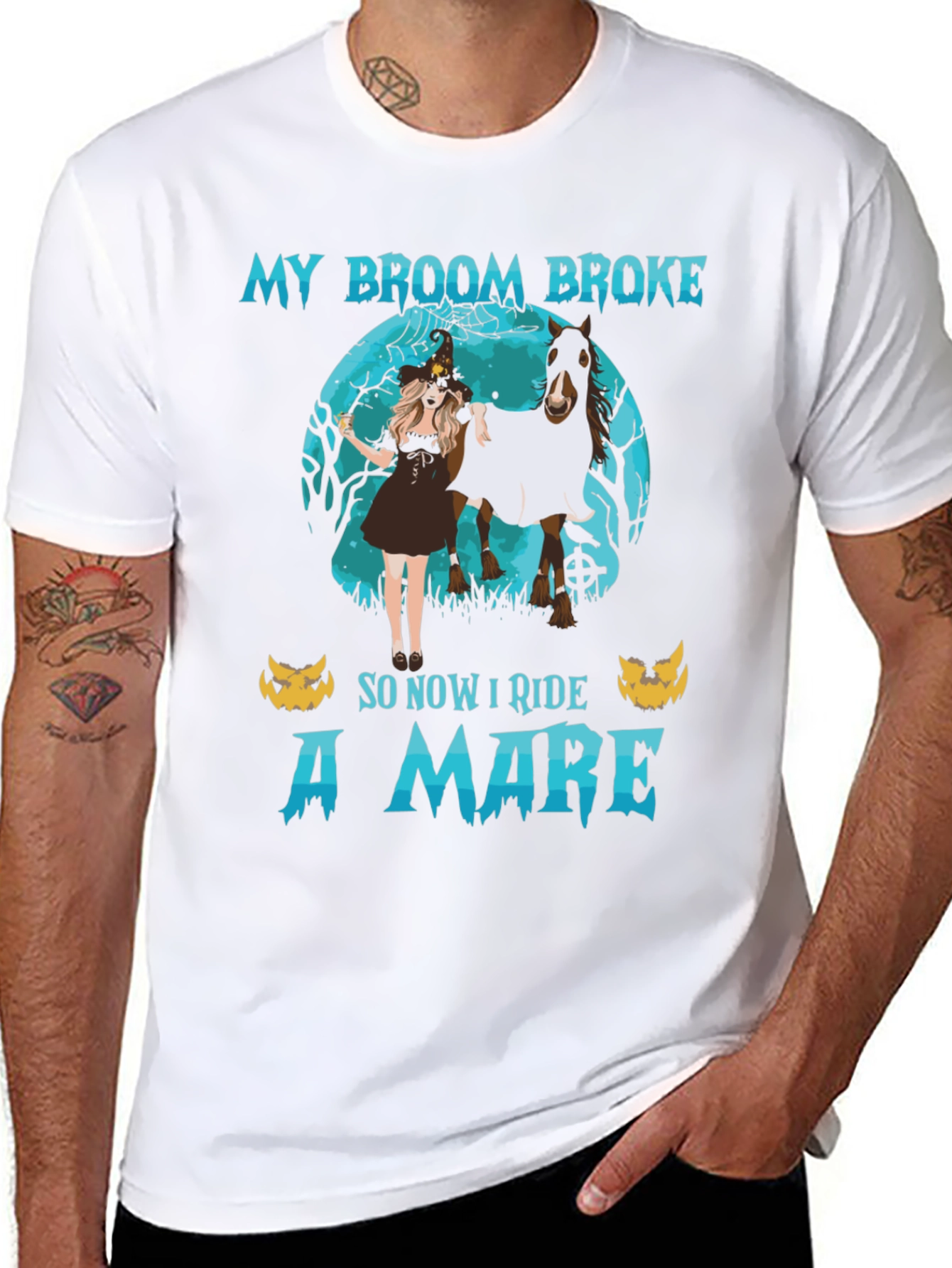 Halloween Witch Mare T-Shirt