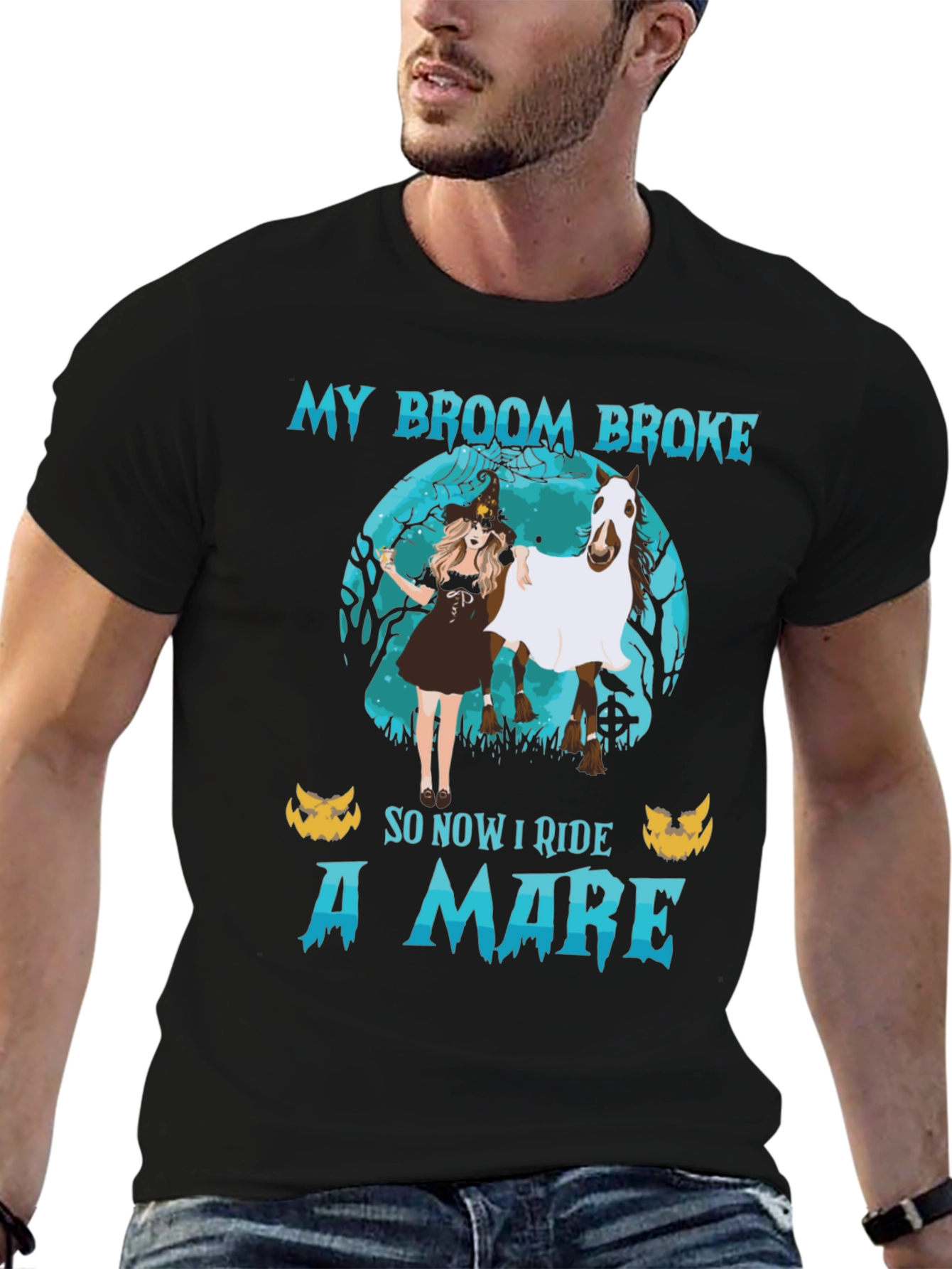 Halloween Witch Mare T-Shirt