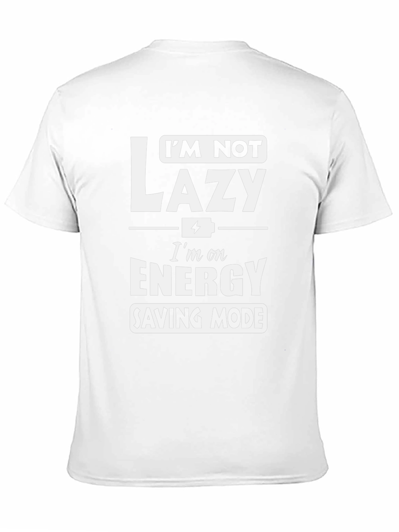 Funny Energy Saving Mode Graphic Tee
