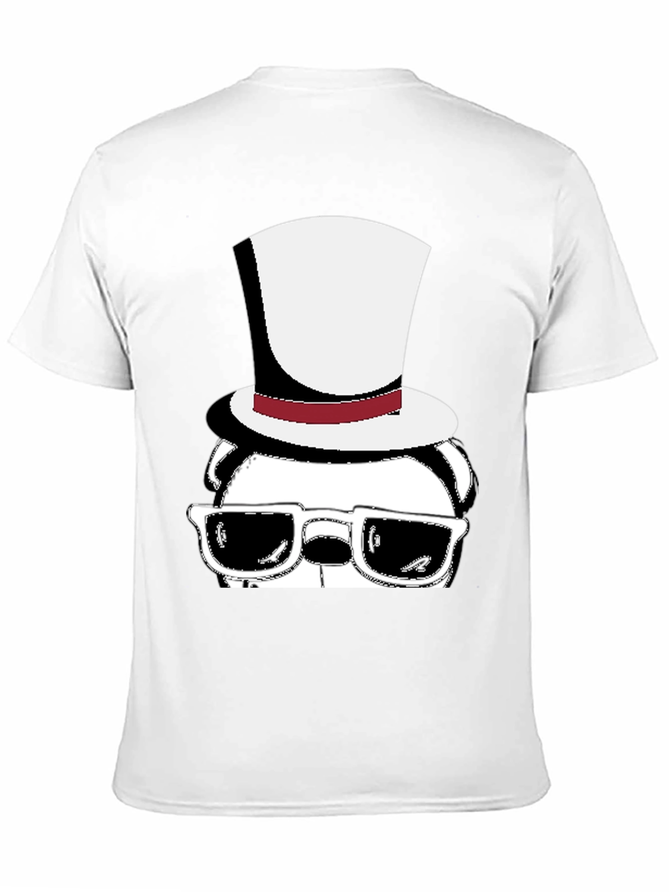 Cool Panda Top Hat Graphic Tee