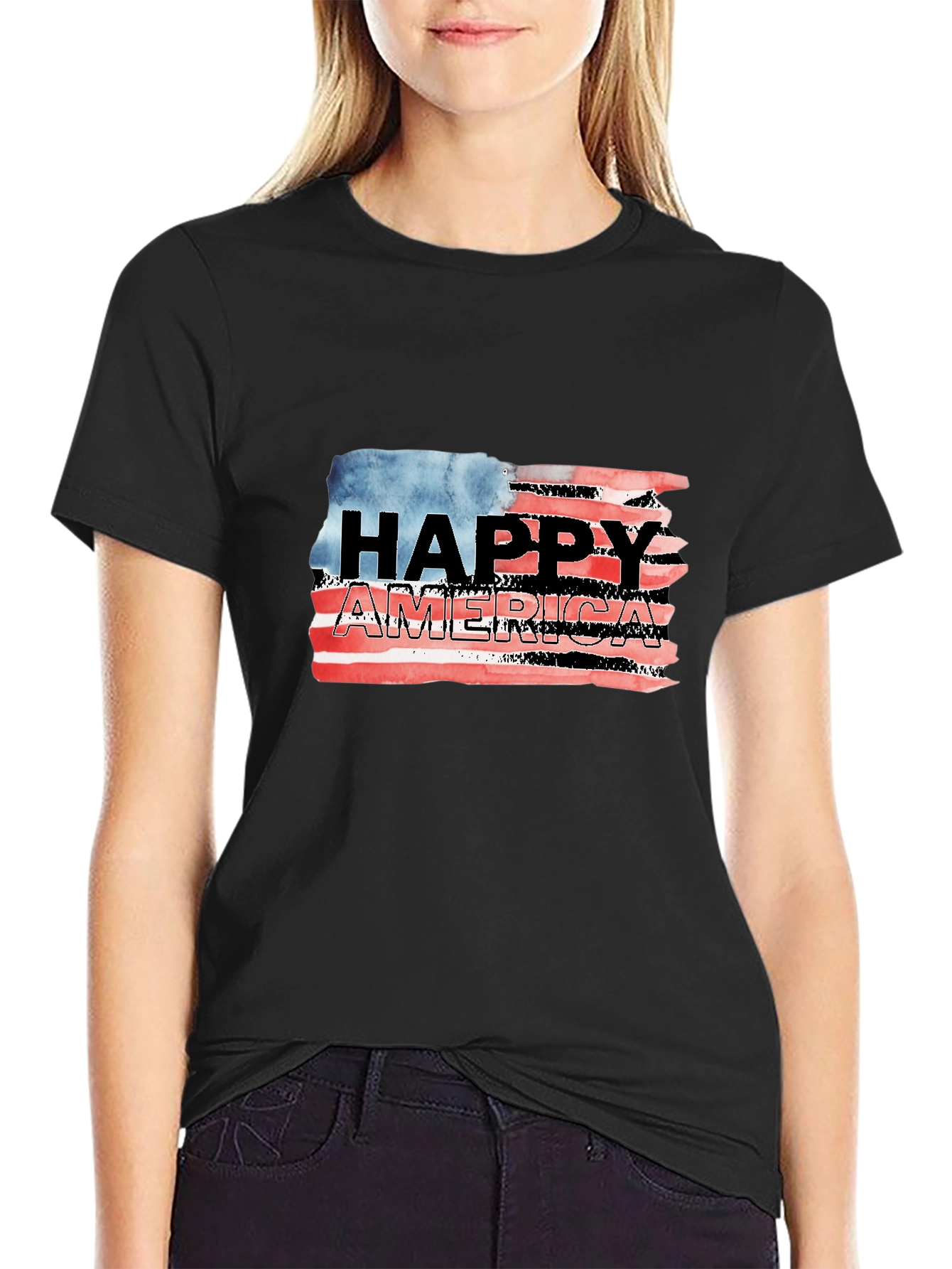 Happy America Graphic T-Shirt