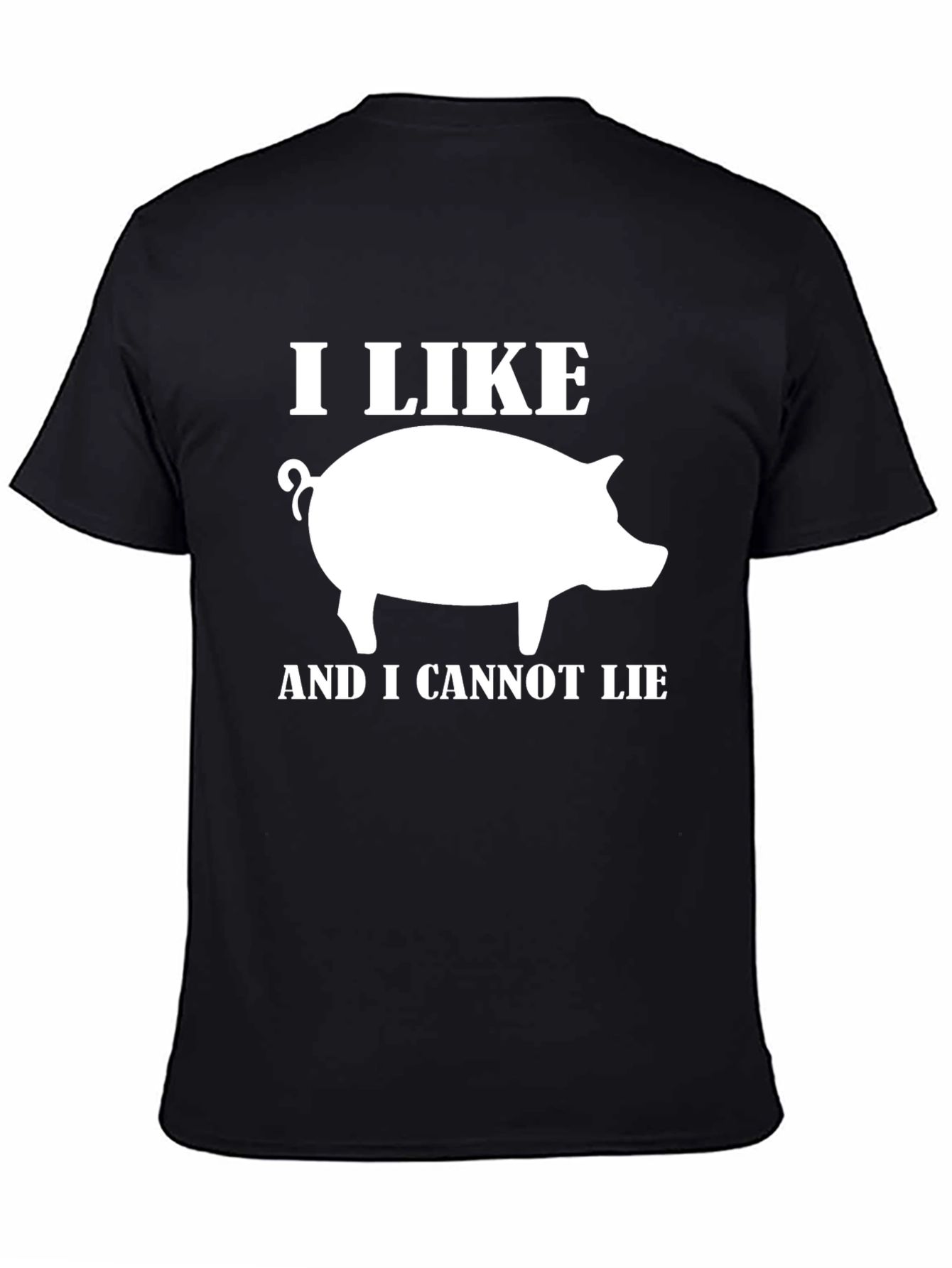 I Like Pigs Funny Graphic T-Shirt