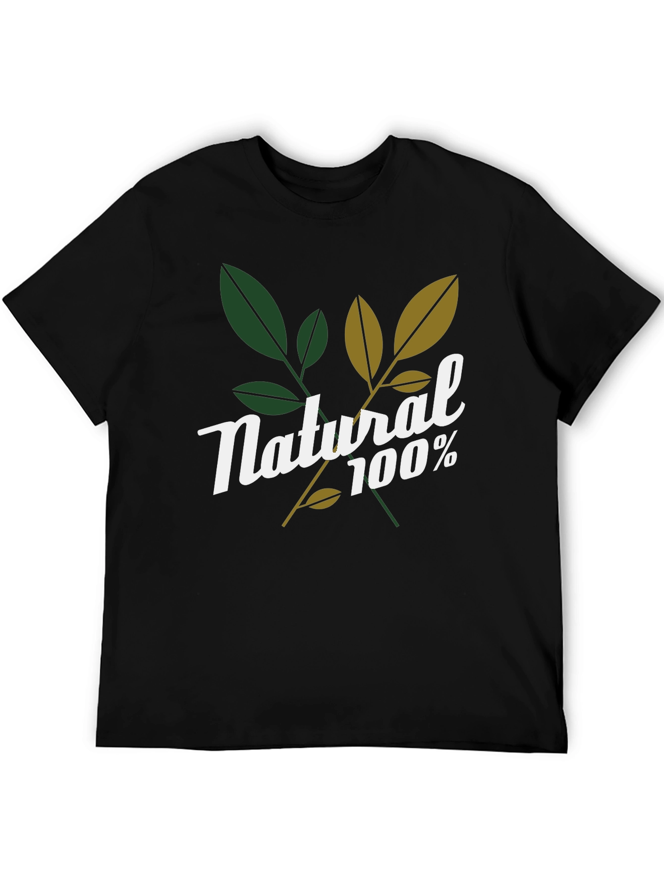 Natural 100% Graphic Tee - Stylish Organic Design