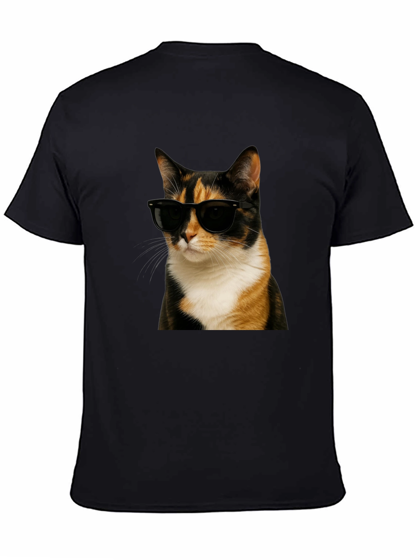 Cool Cat Graphic T-Shirt - Black