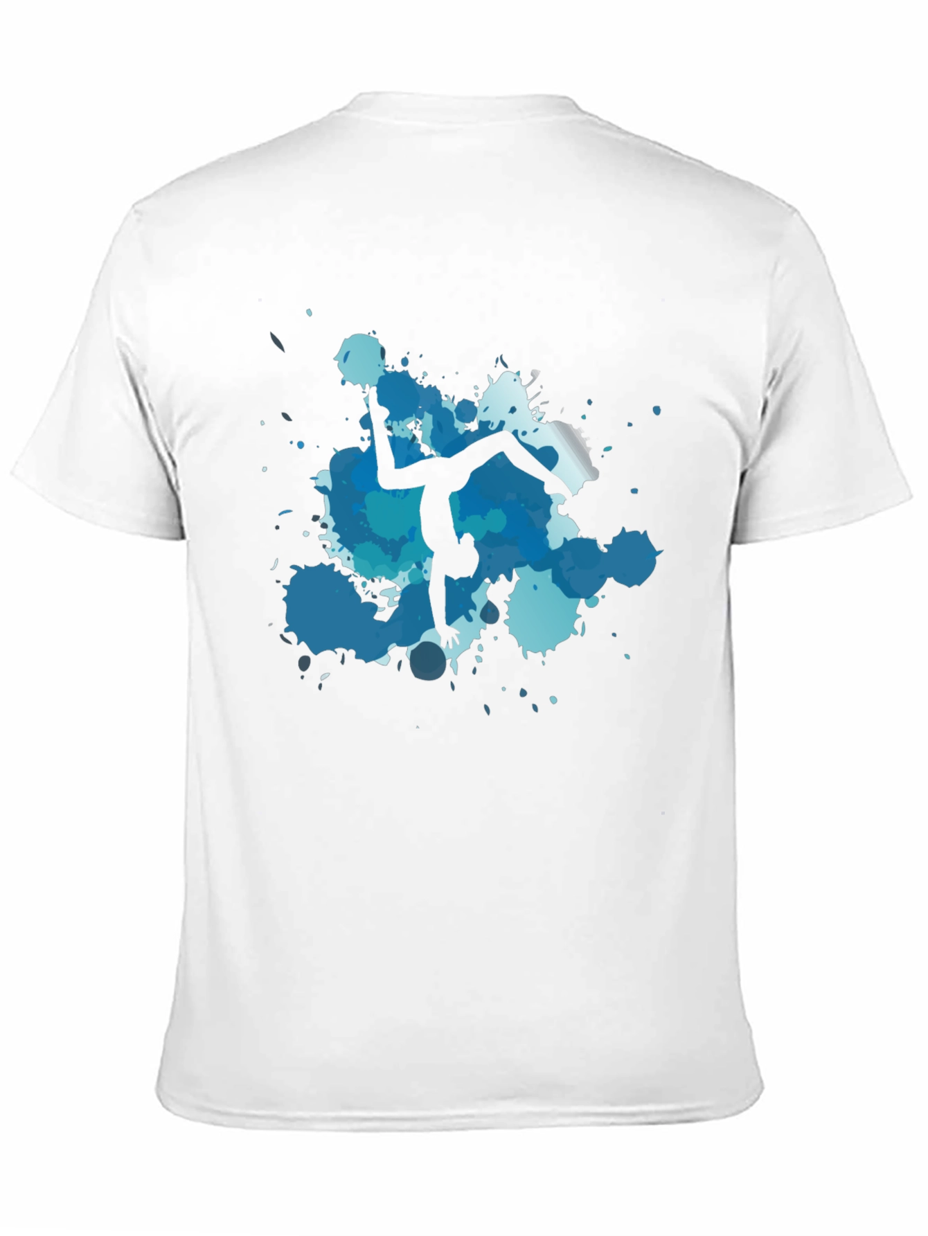 Gymnast Silhouette T-Shirt - Artistic Design