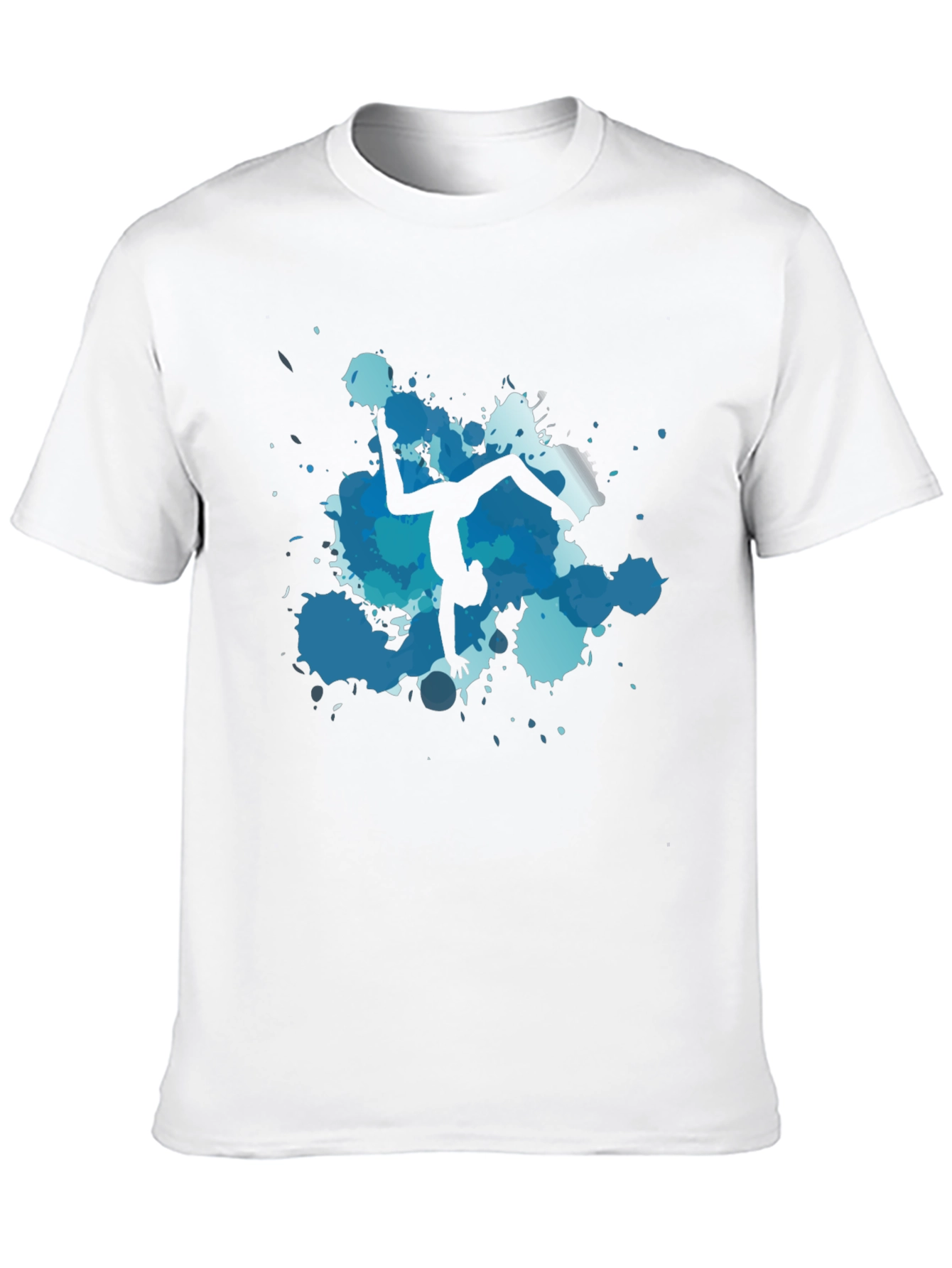 Gymnast Silhouette T-Shirt - Artistic Design