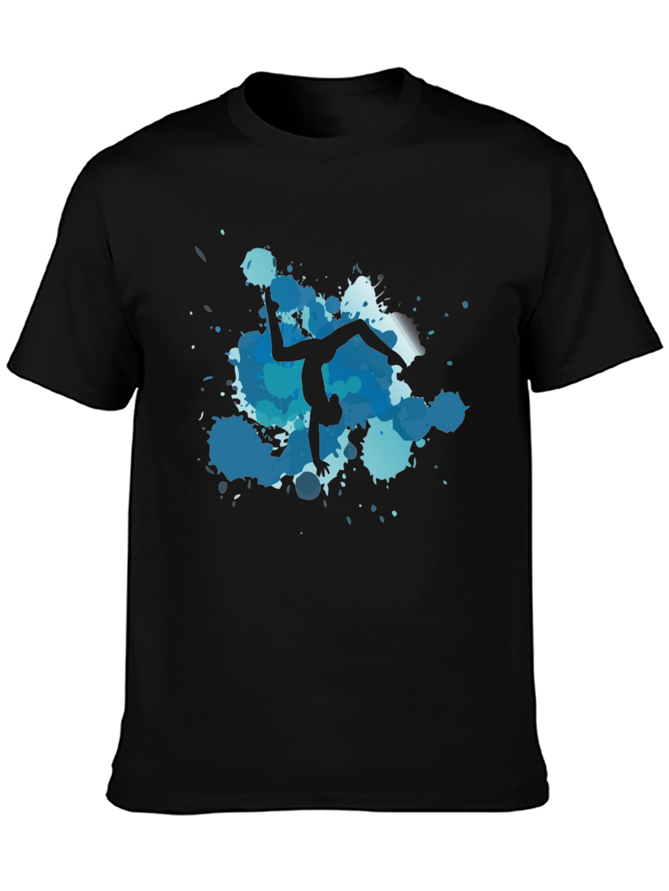 Gymnast Silhouette T-Shirt - Artistic Design