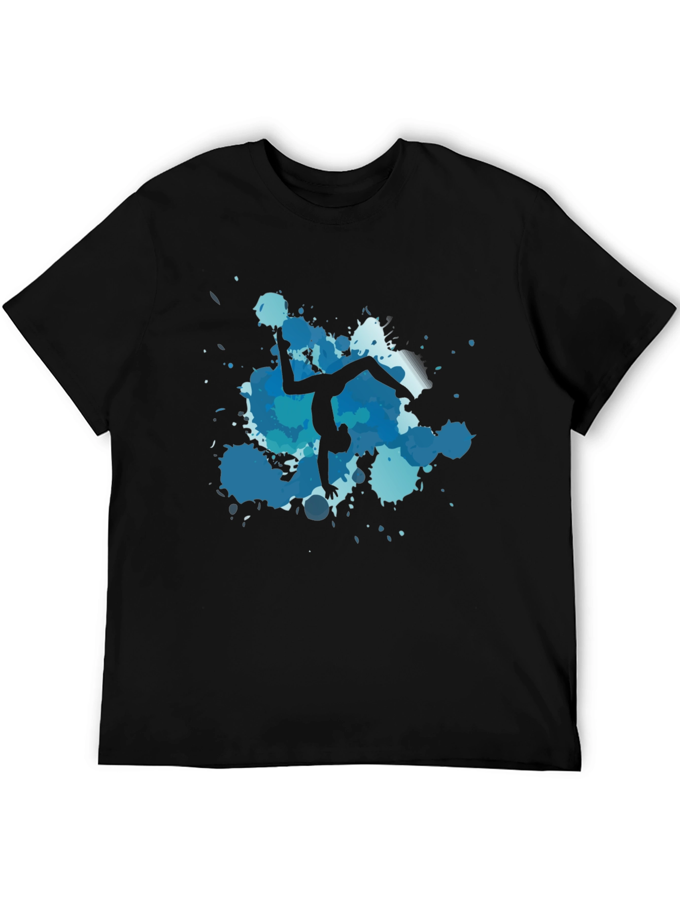 Gymnast Silhouette T-Shirt - Artistic Design