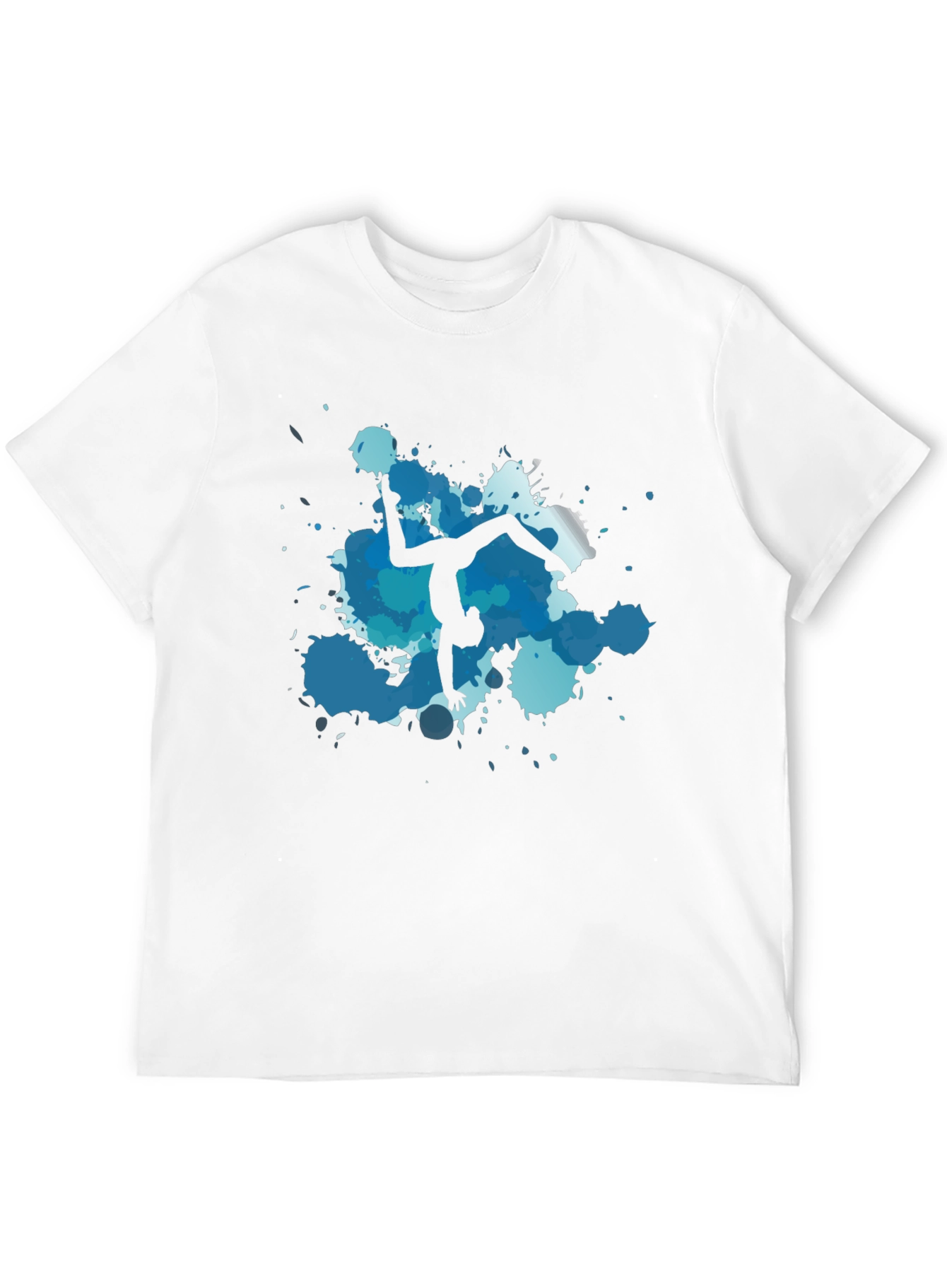 Gymnast Silhouette T-Shirt - Artistic Design