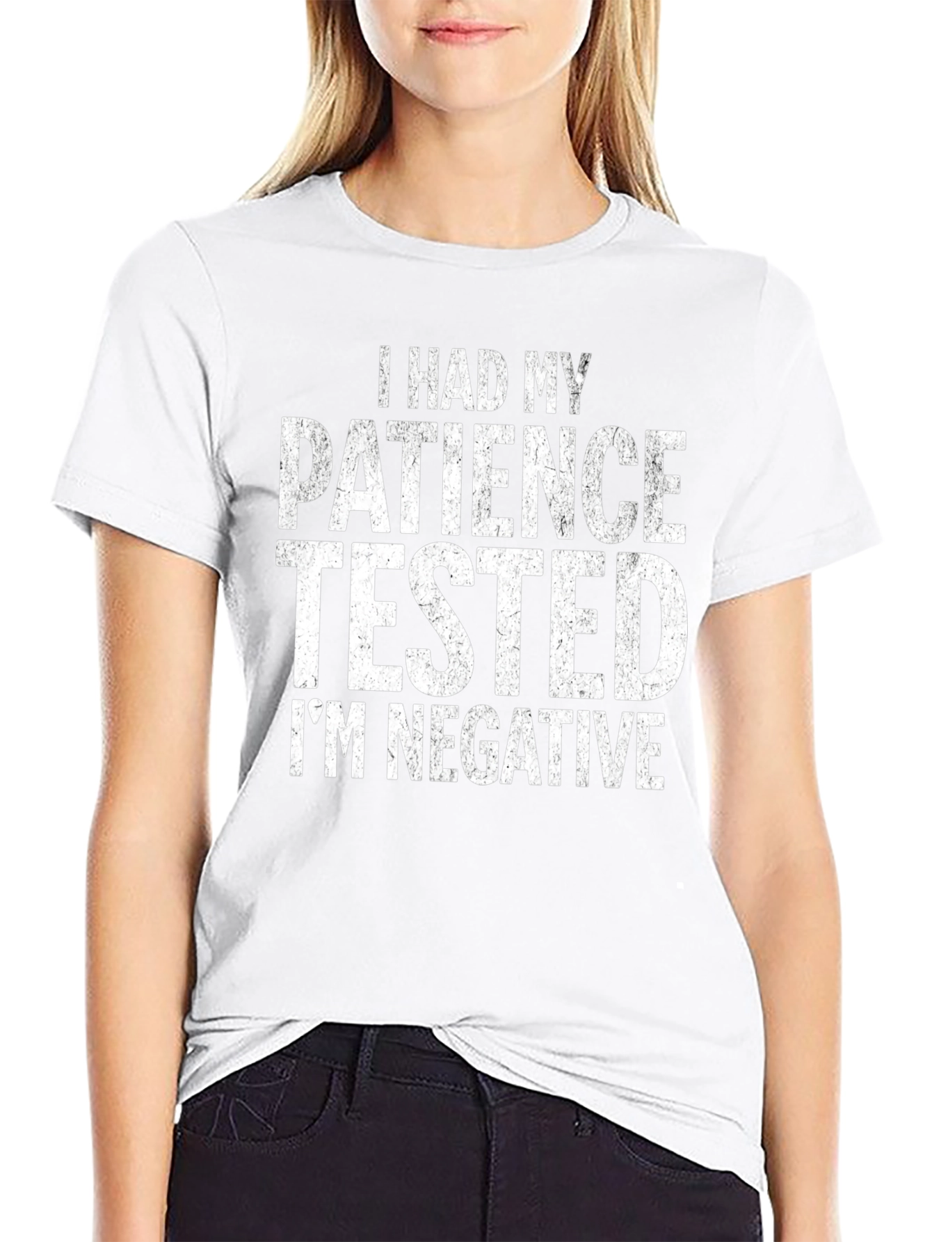 Funny Patience Tested Negative Humor T-Shirt