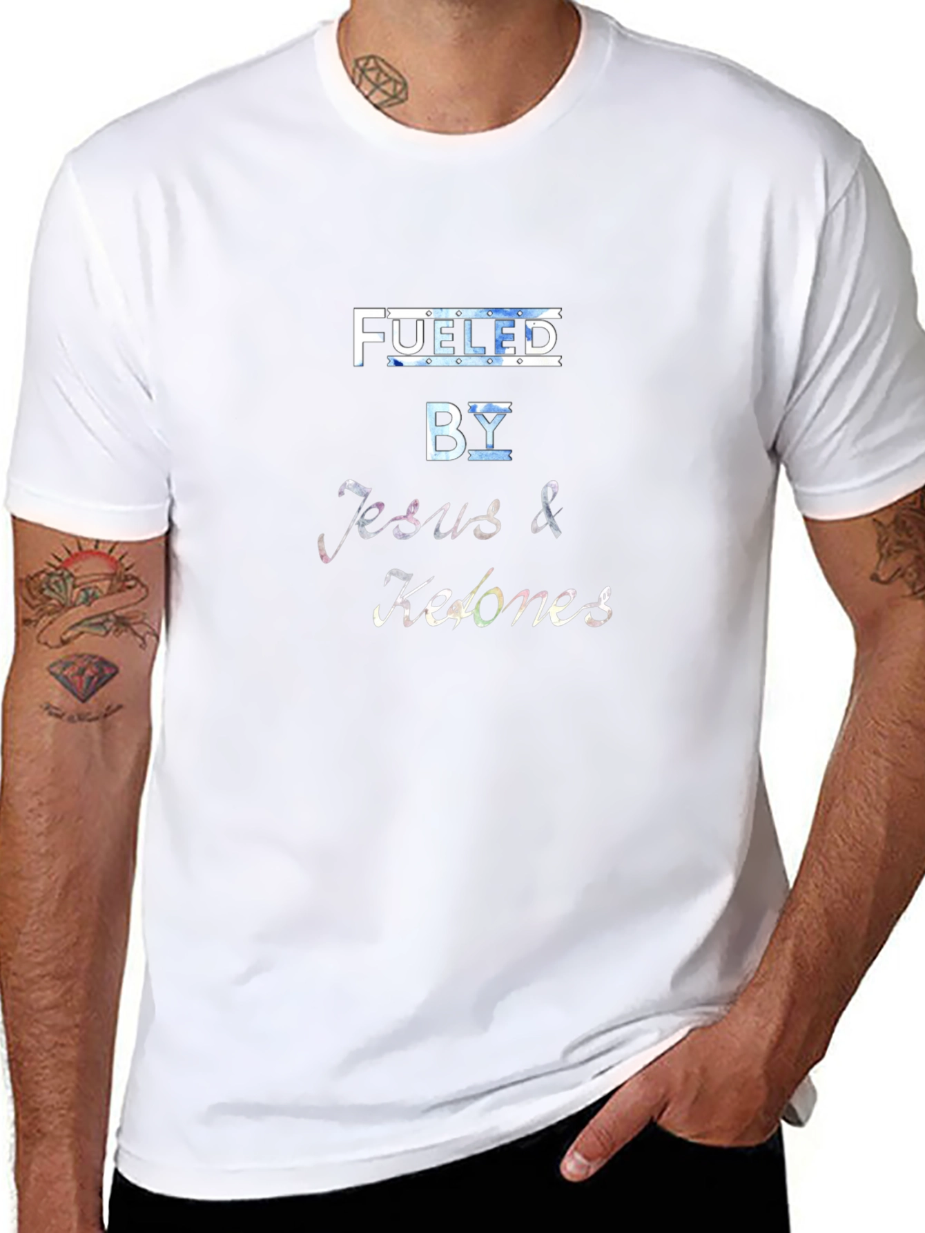 Fueled By Jesus & Ketones Black T-Shirt