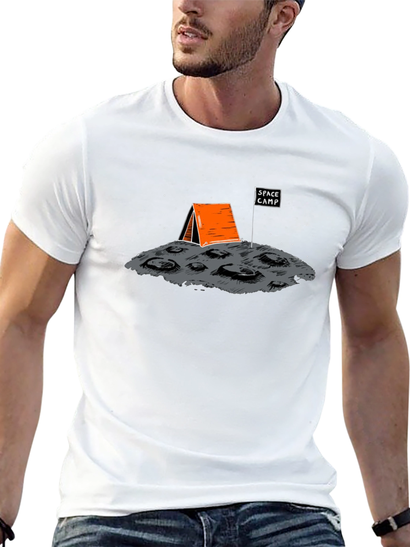Space Camp Moonscape Graphic T-Shirt