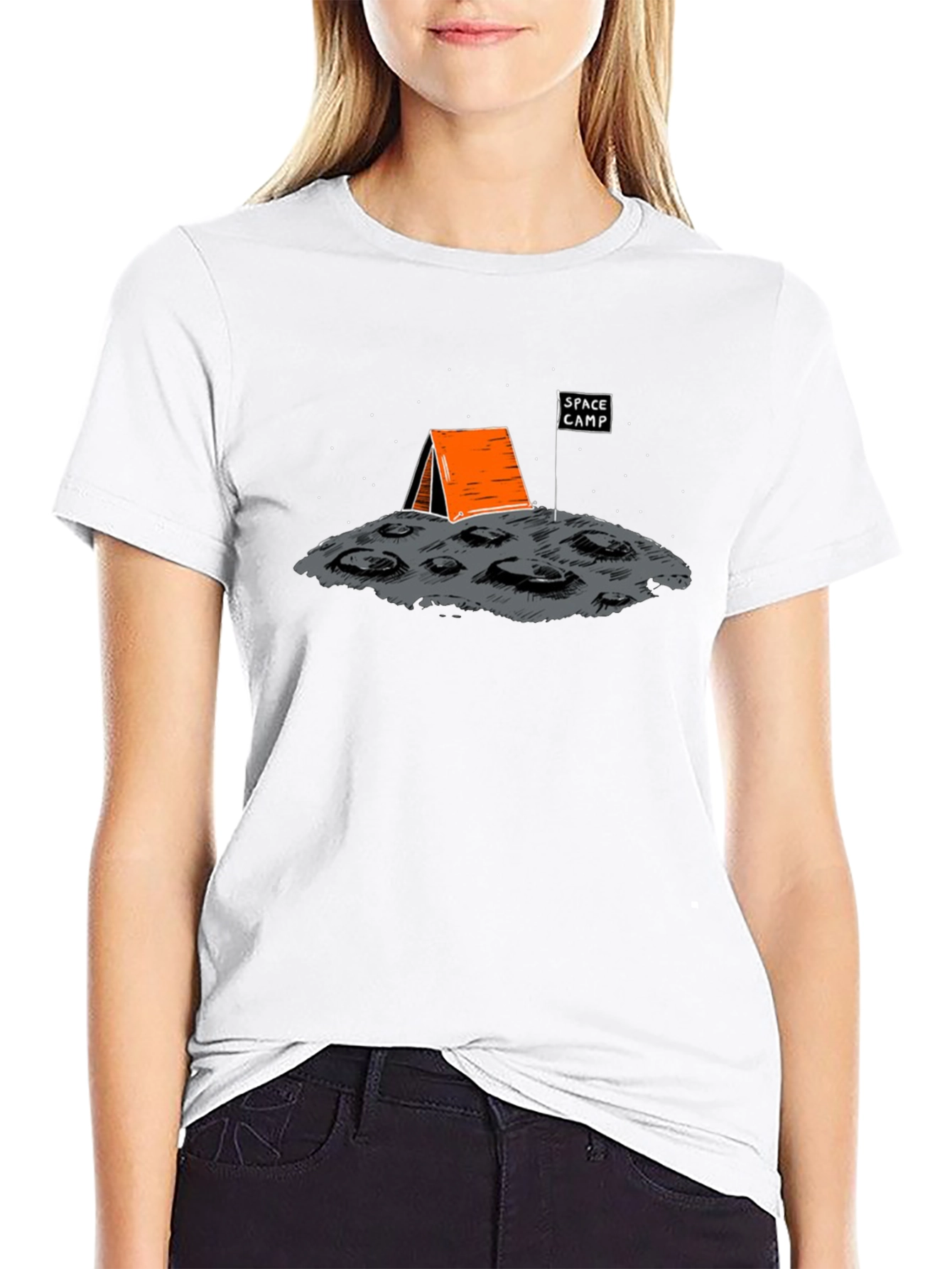 Space Camp Moonscape Graphic T-Shirt