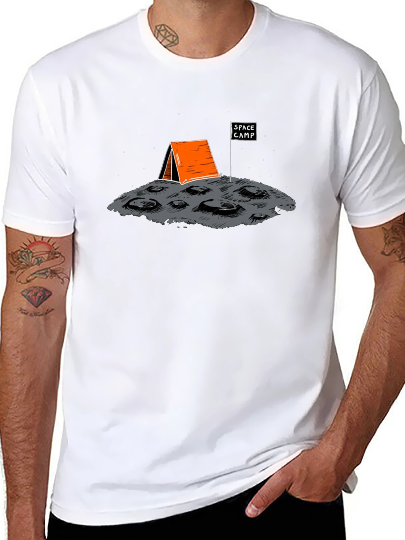 Space Camp Moonscape Graphic T-Shirt