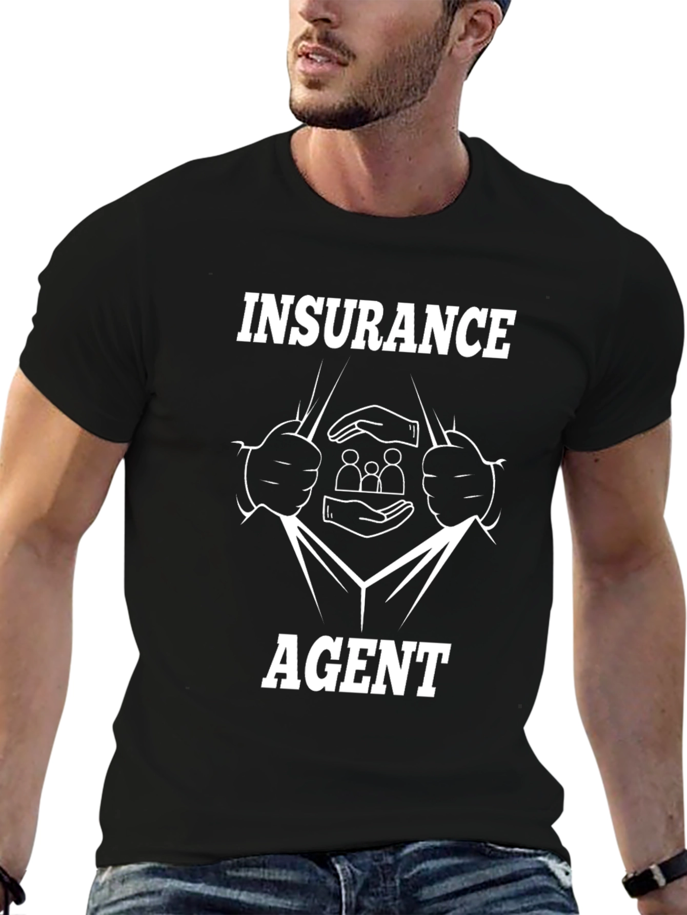 Insurance Agent Graphic T-Shirt