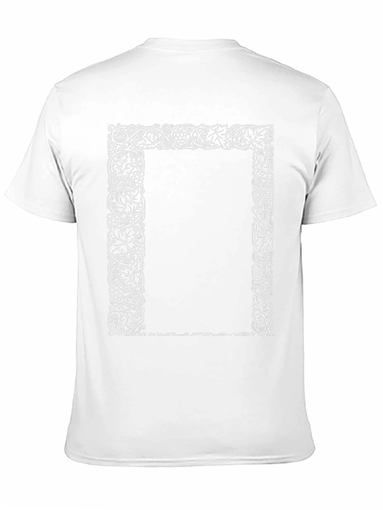 Ornate Border Graphic Tee - Classic Black