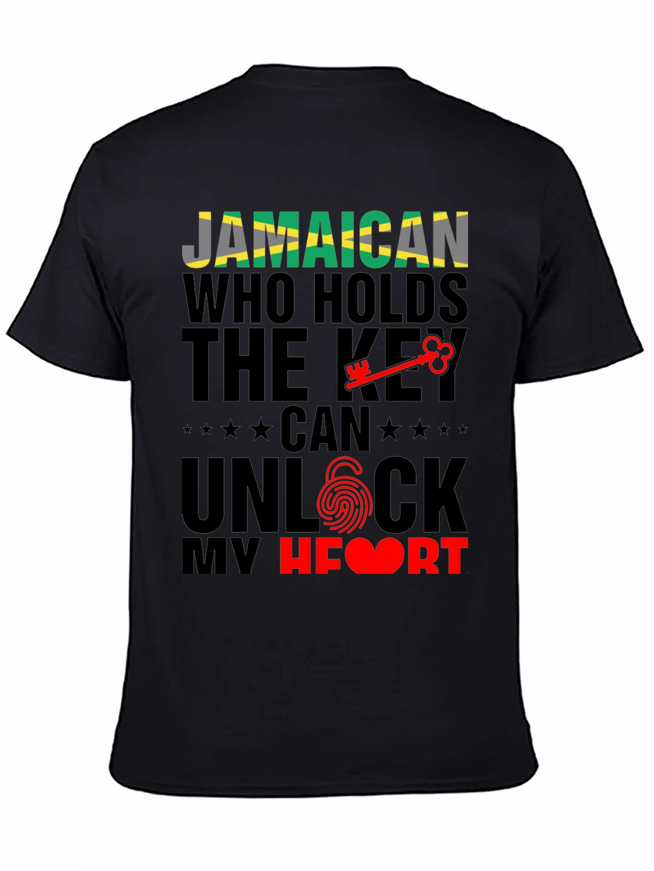 Jamaican Key to My Heart Graphic T-Shirt
