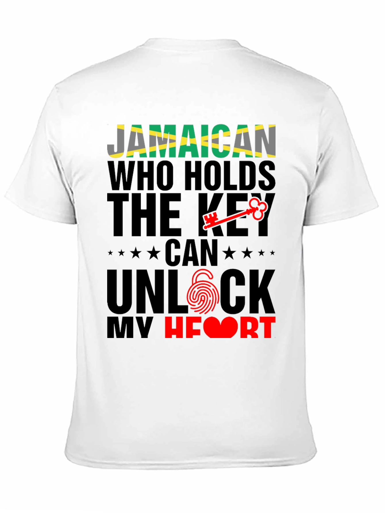 Jamaican Key to My Heart Graphic T-Shirt