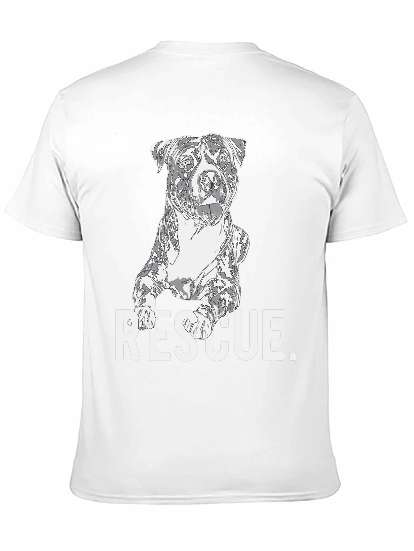 Dog Rescue T-Shirt - Support Animal Adoption