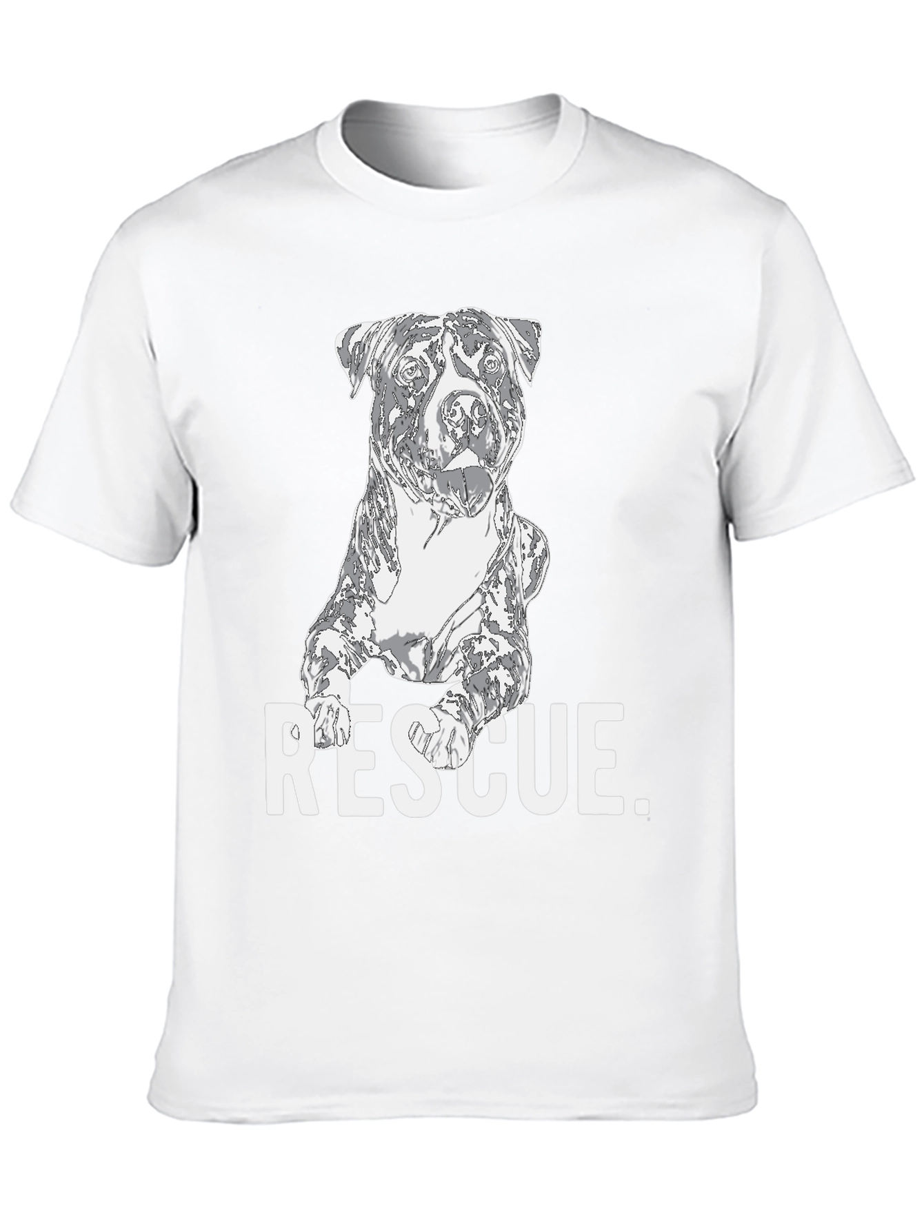 Dog Rescue T-Shirt - Support Animal Adoption