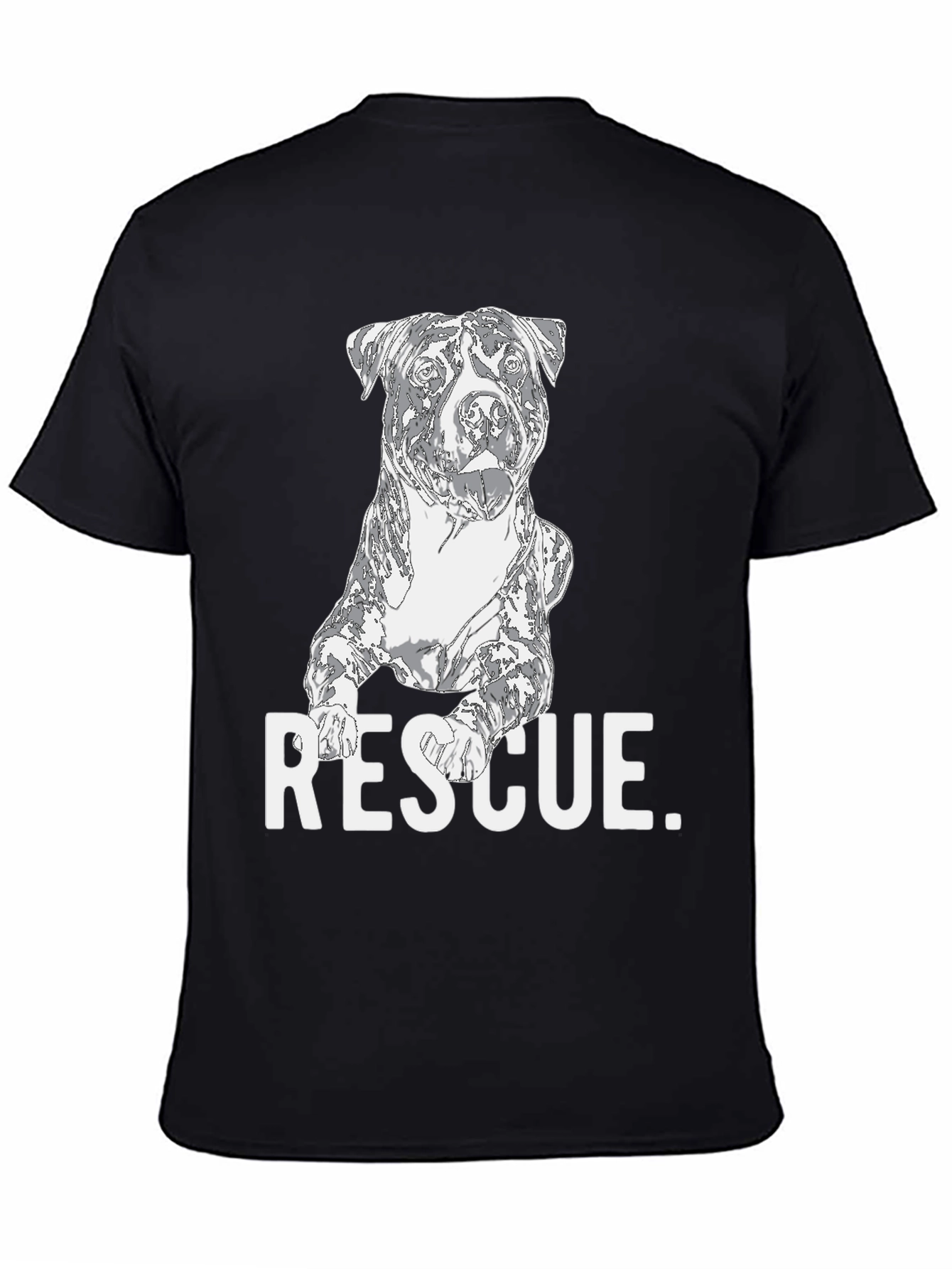 Dog Rescue T-Shirt - Support Animal Adoption