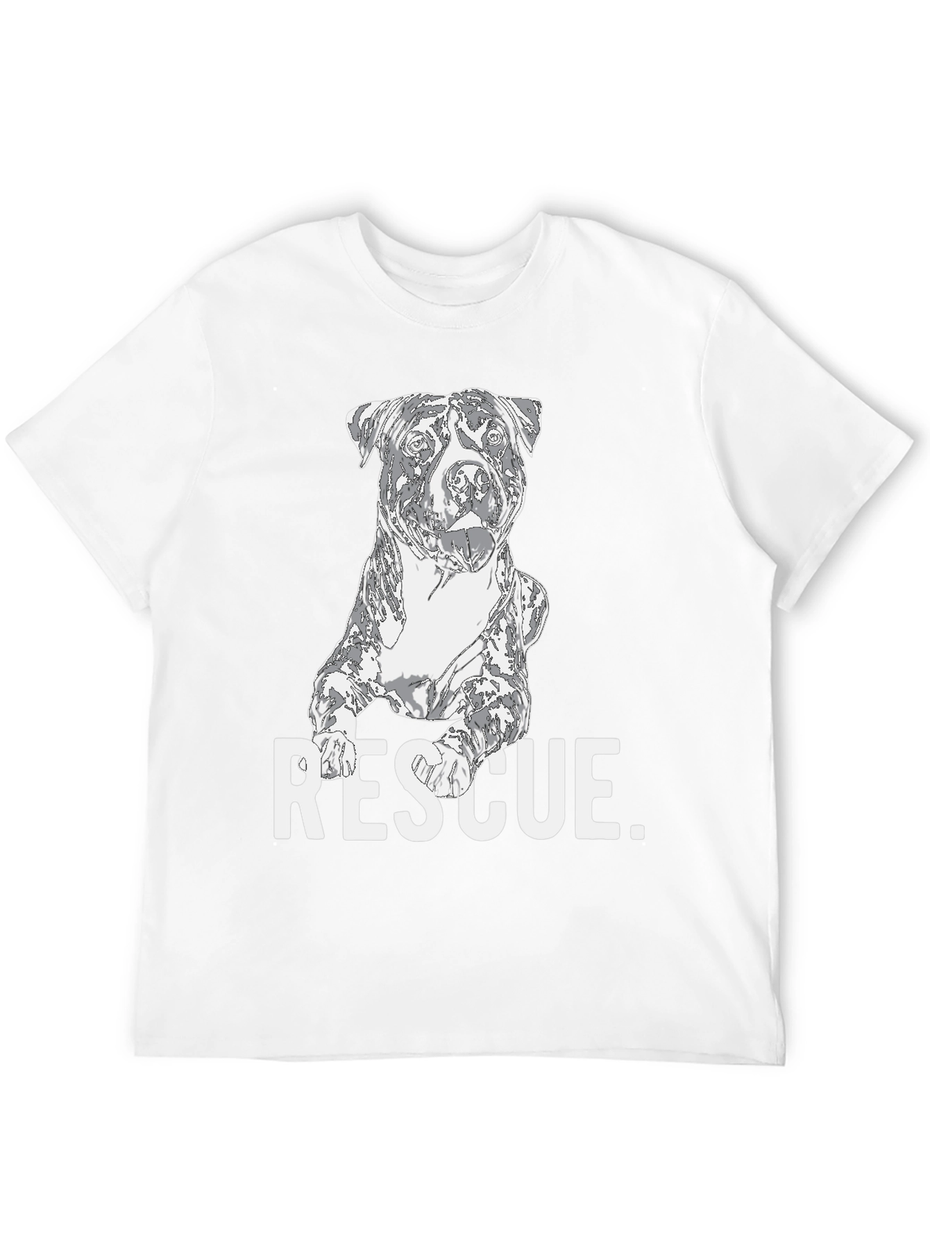 Dog Rescue T-Shirt - Support Animal Adoption