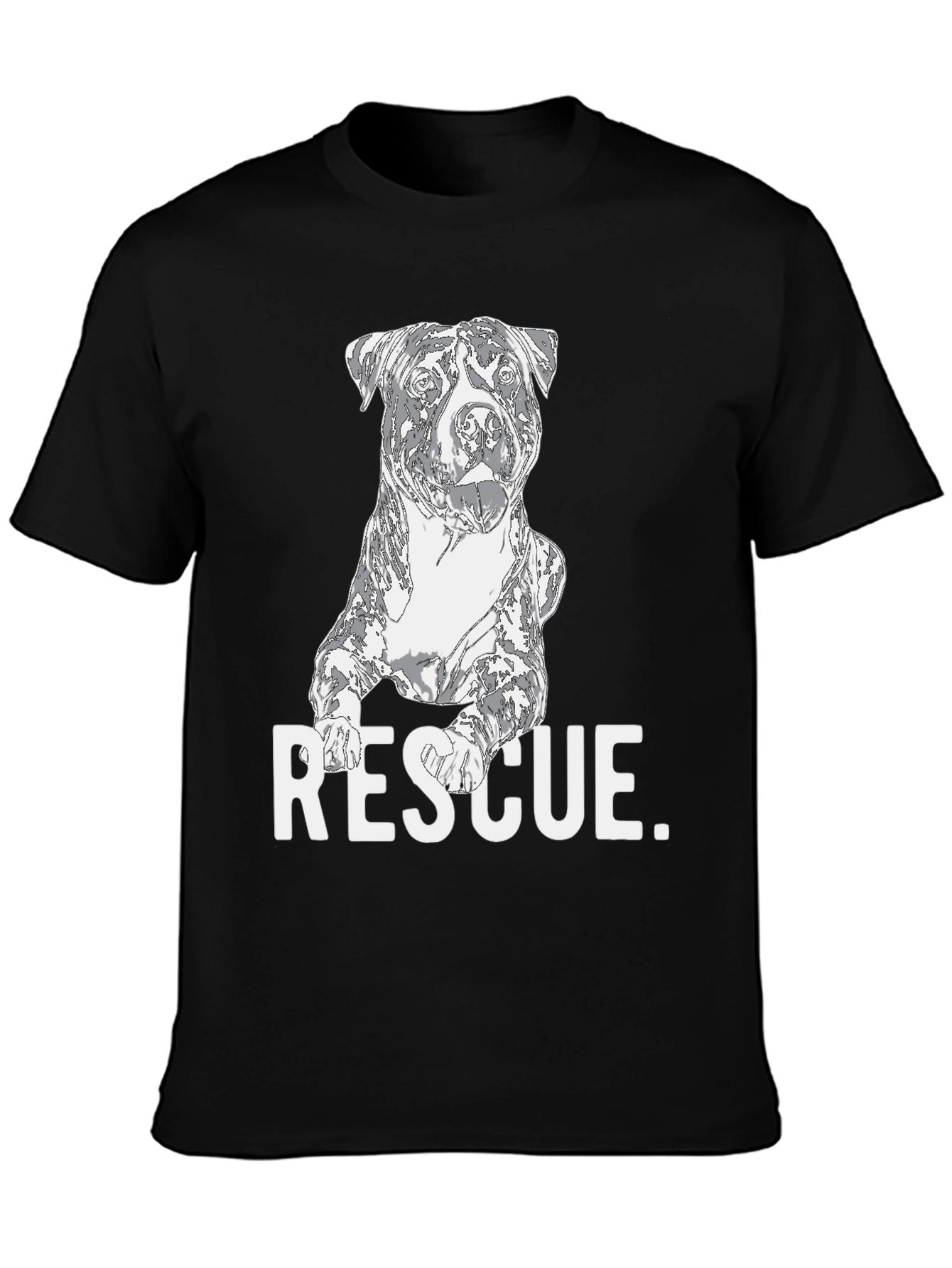 Dog Rescue T-Shirt - Support Animal Adoption