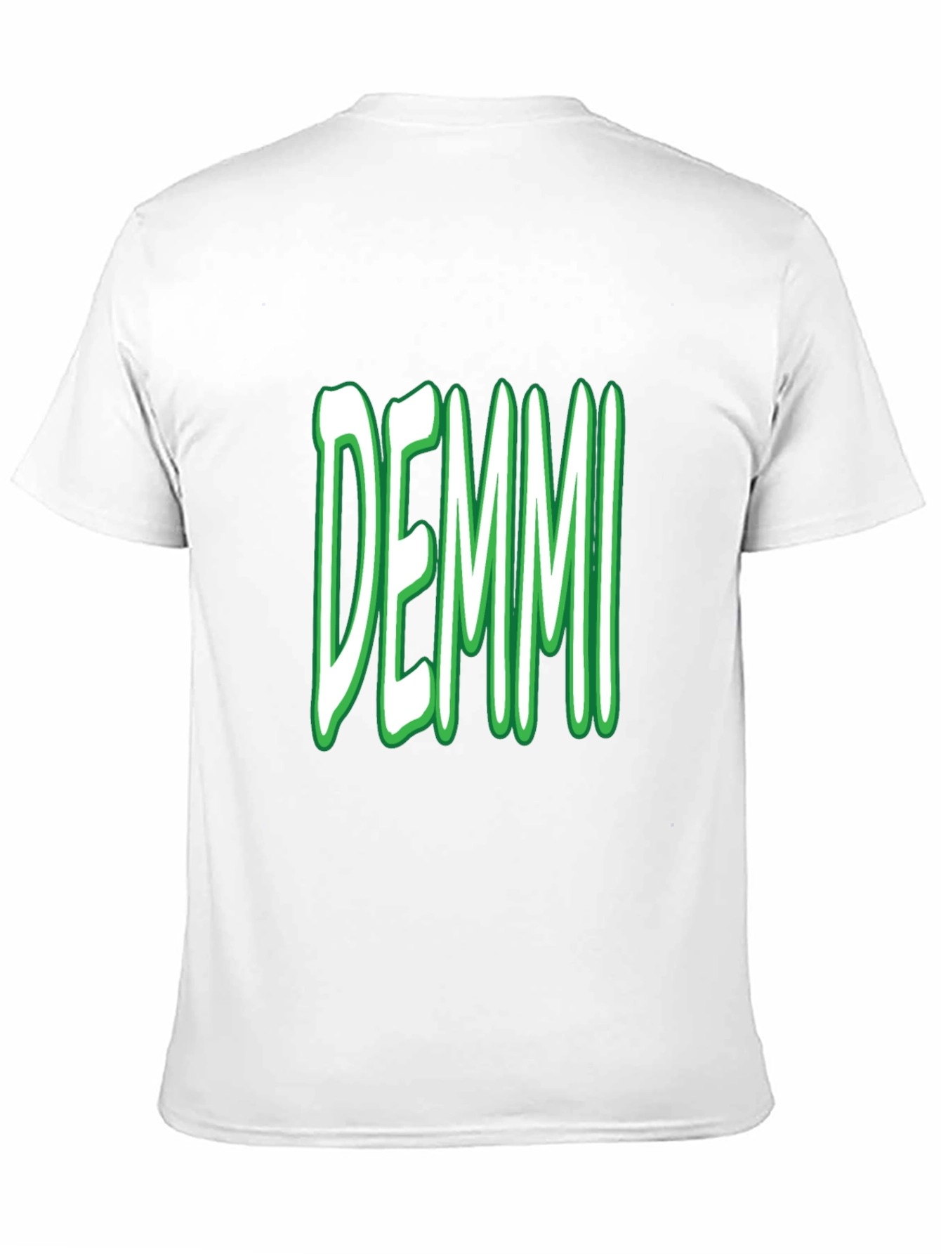 Black Graphic Tee with DEMMI Text