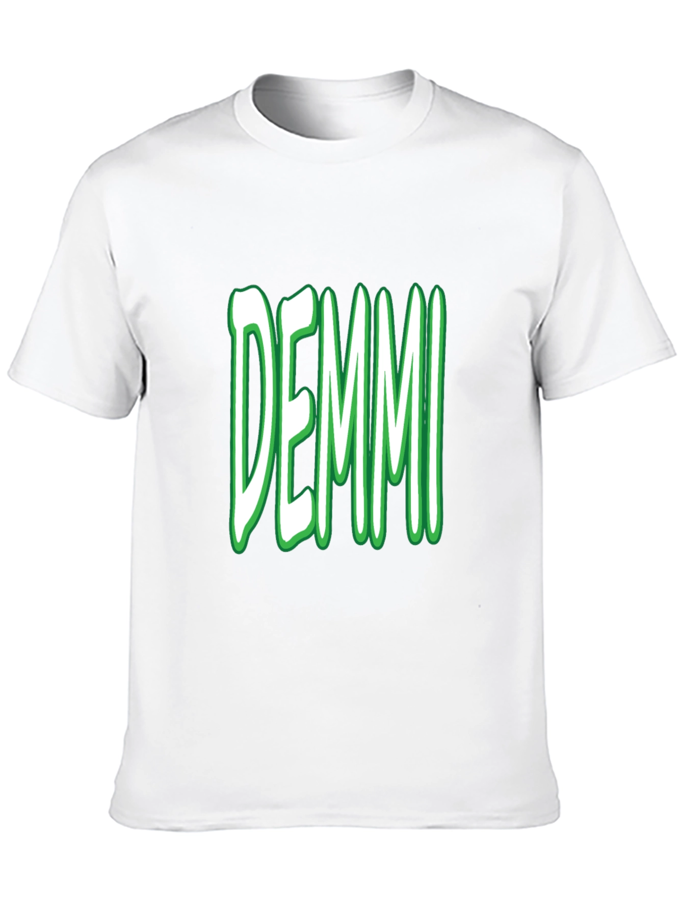 Black Graphic Tee with DEMMI Text