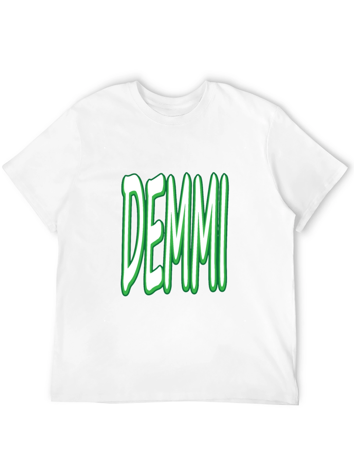 Black Graphic Tee with DEMMI Text