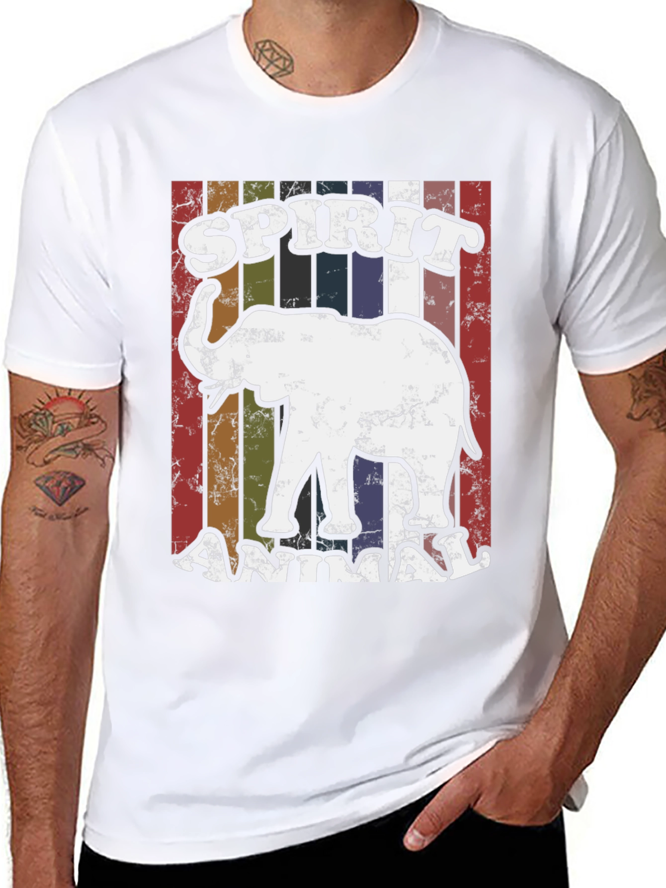 Elephant Spirit Animal Graphic Tee
