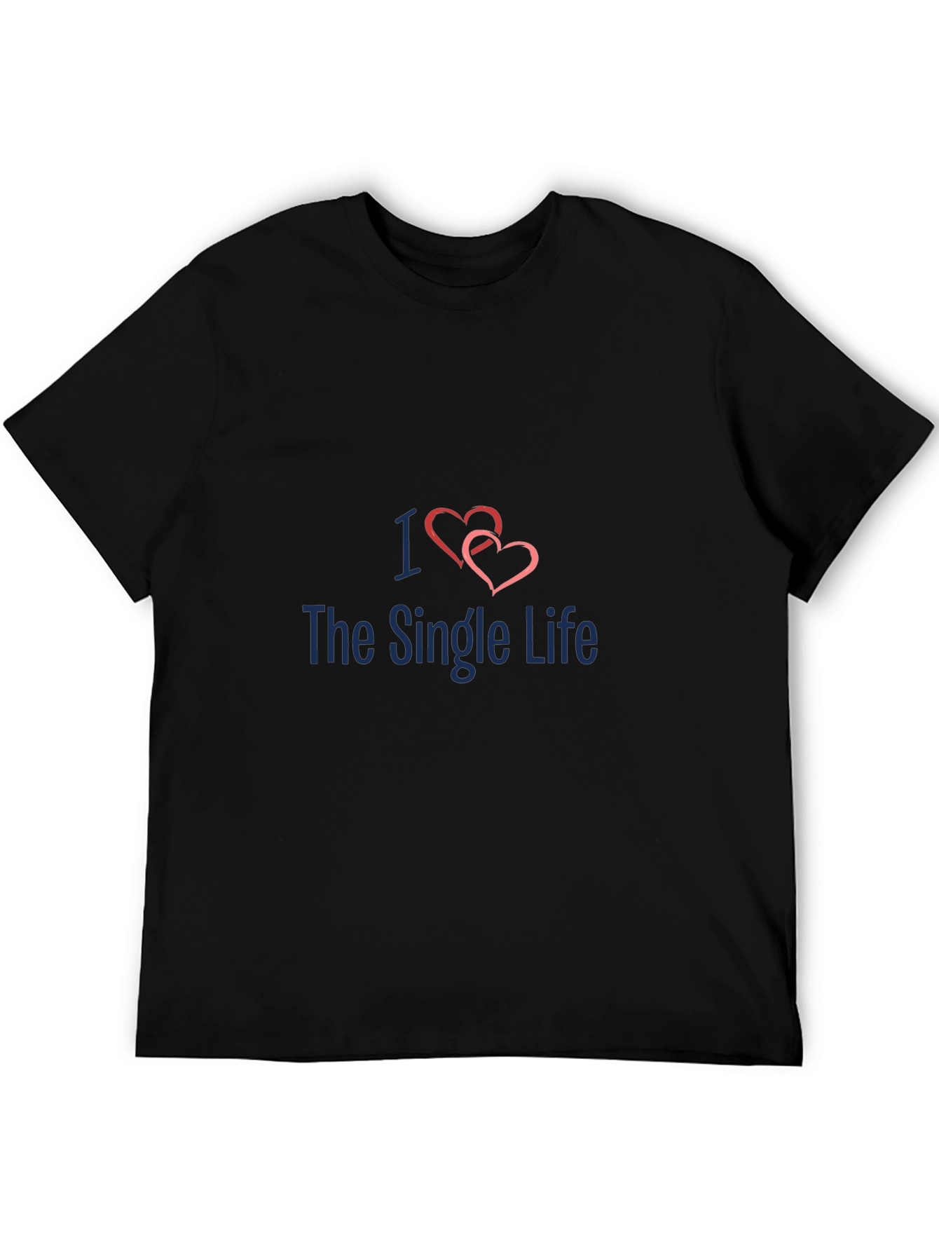 I Heart The Single Life Black Tee