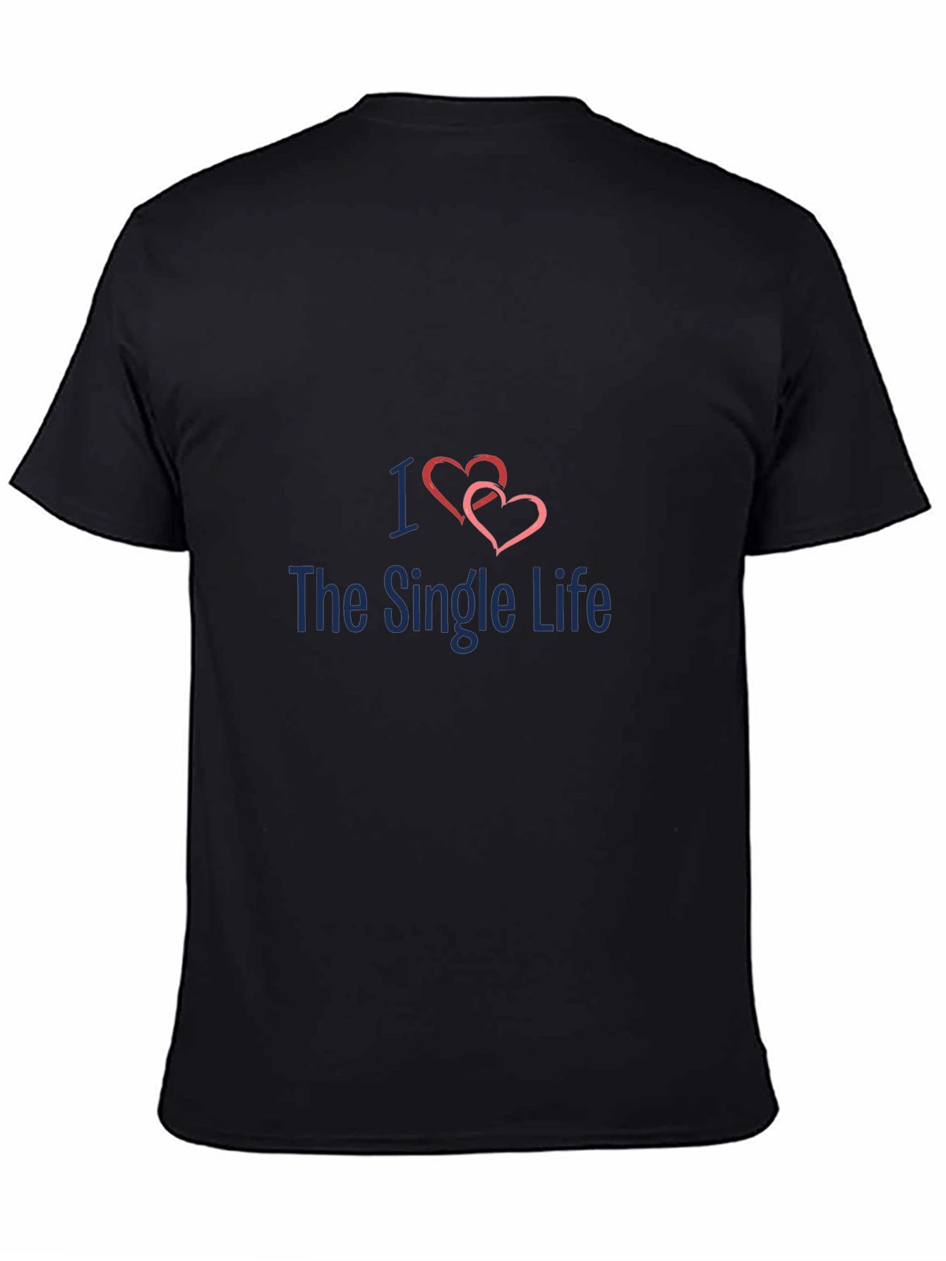 I Heart The Single Life Black Tee