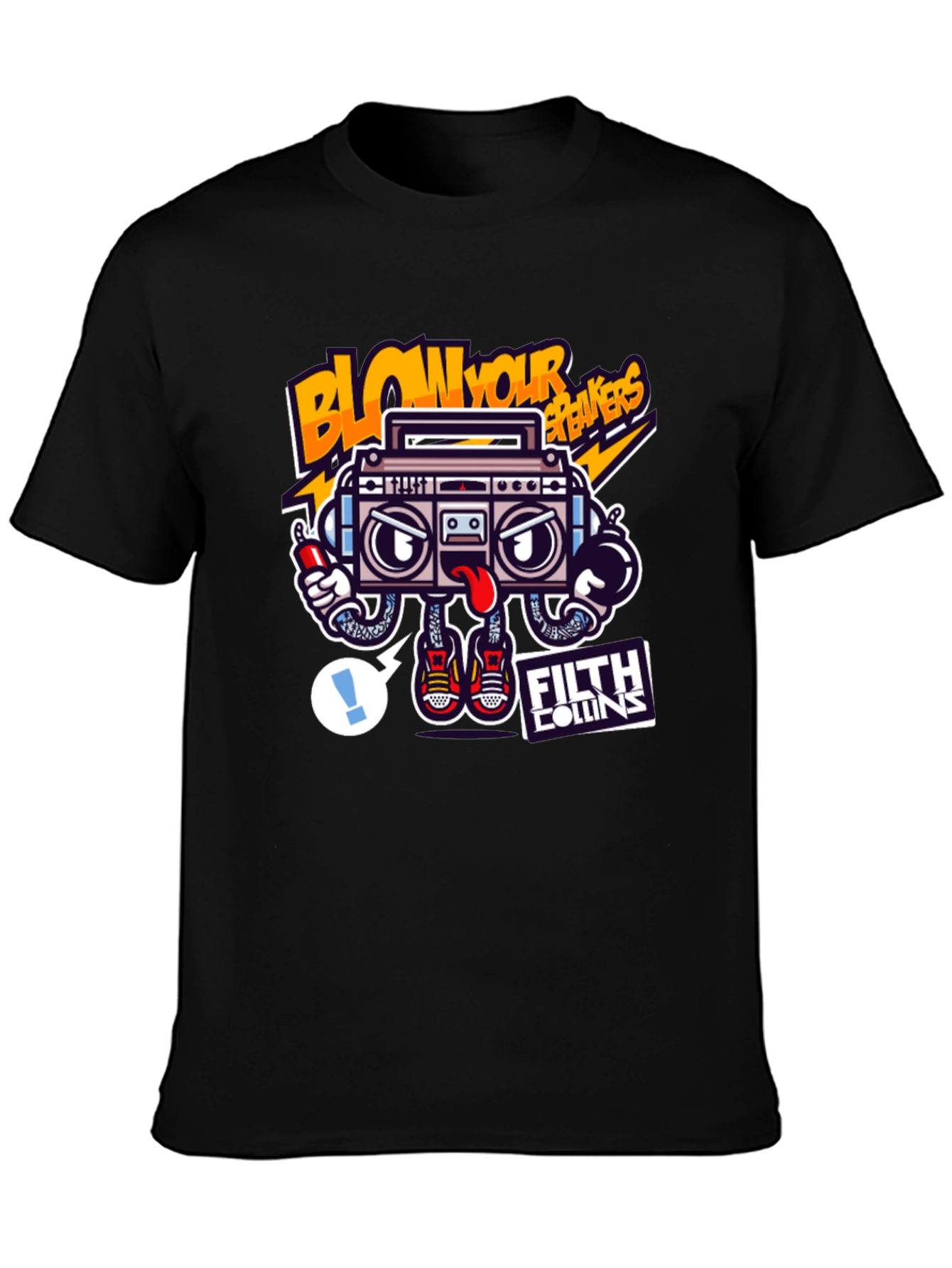 Blow Your Breakers Boombox Graphic Tee