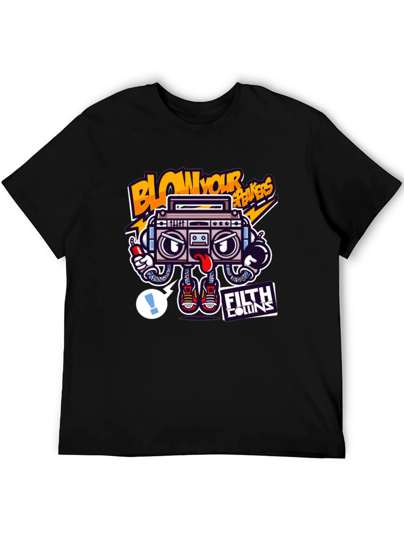 Blow Your Breakers Boombox Graphic Tee