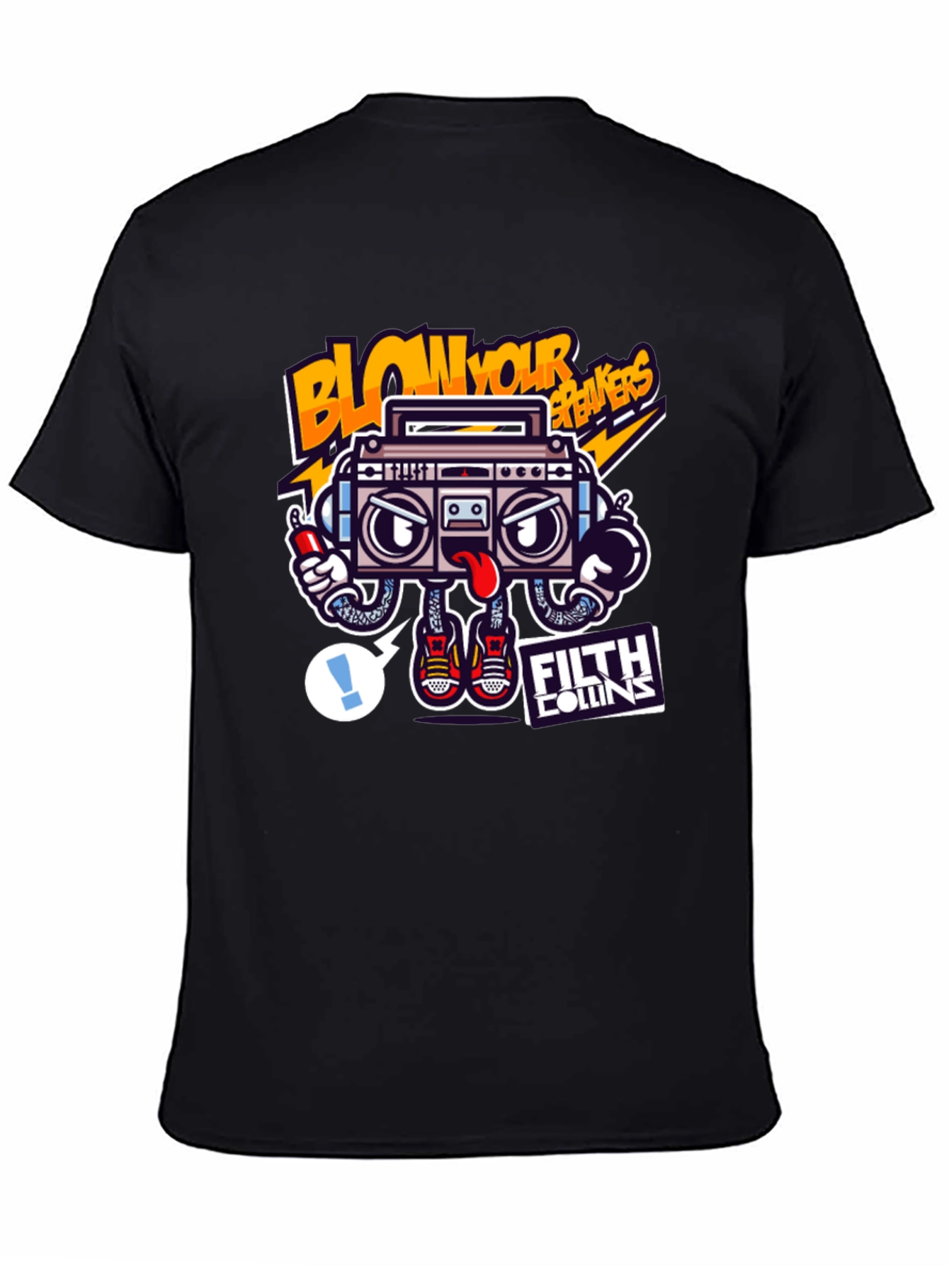 Blow Your Breakers Boombox Graphic Tee