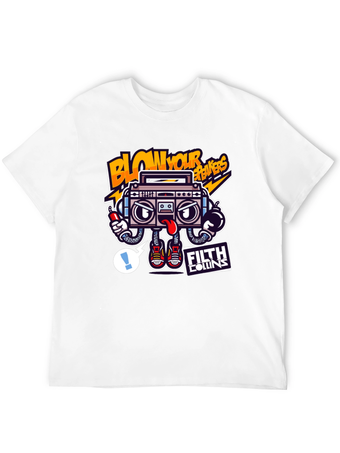 Blow Your Breakers Boombox Graphic Tee
