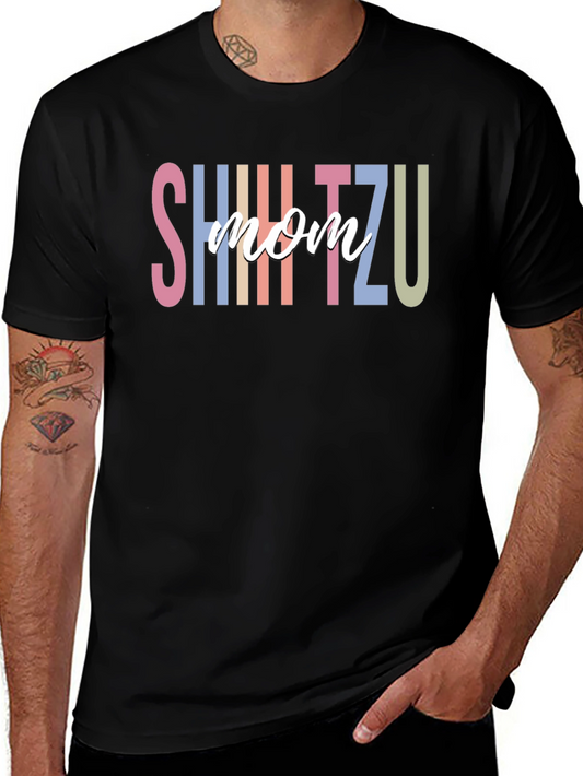 Shih Tzu Mom T-Shirt - Cute Dog Lover Tee