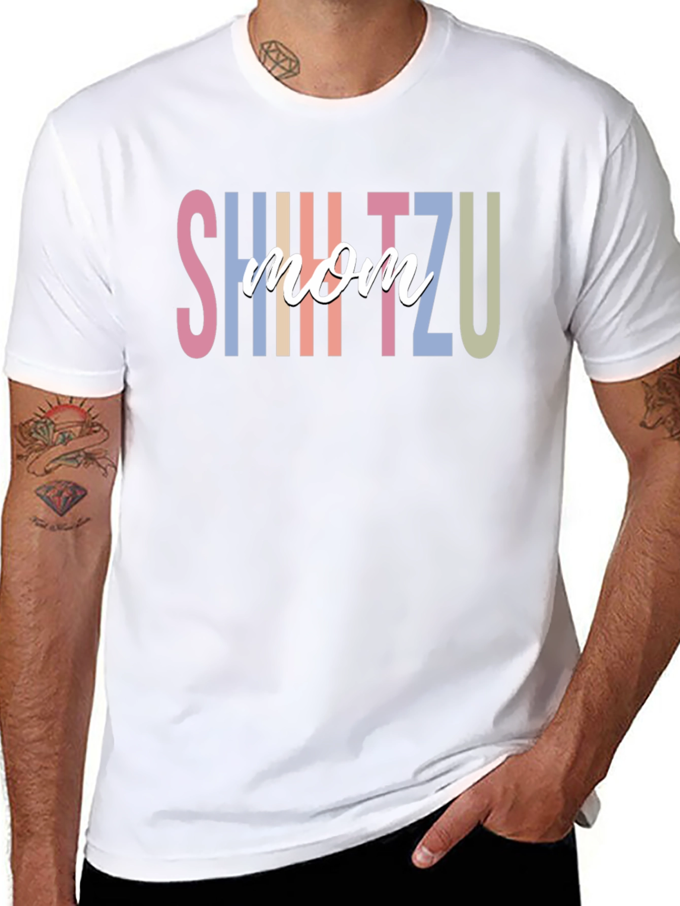 Shih Tzu Mom T-Shirt - Cute Dog Lover Tee