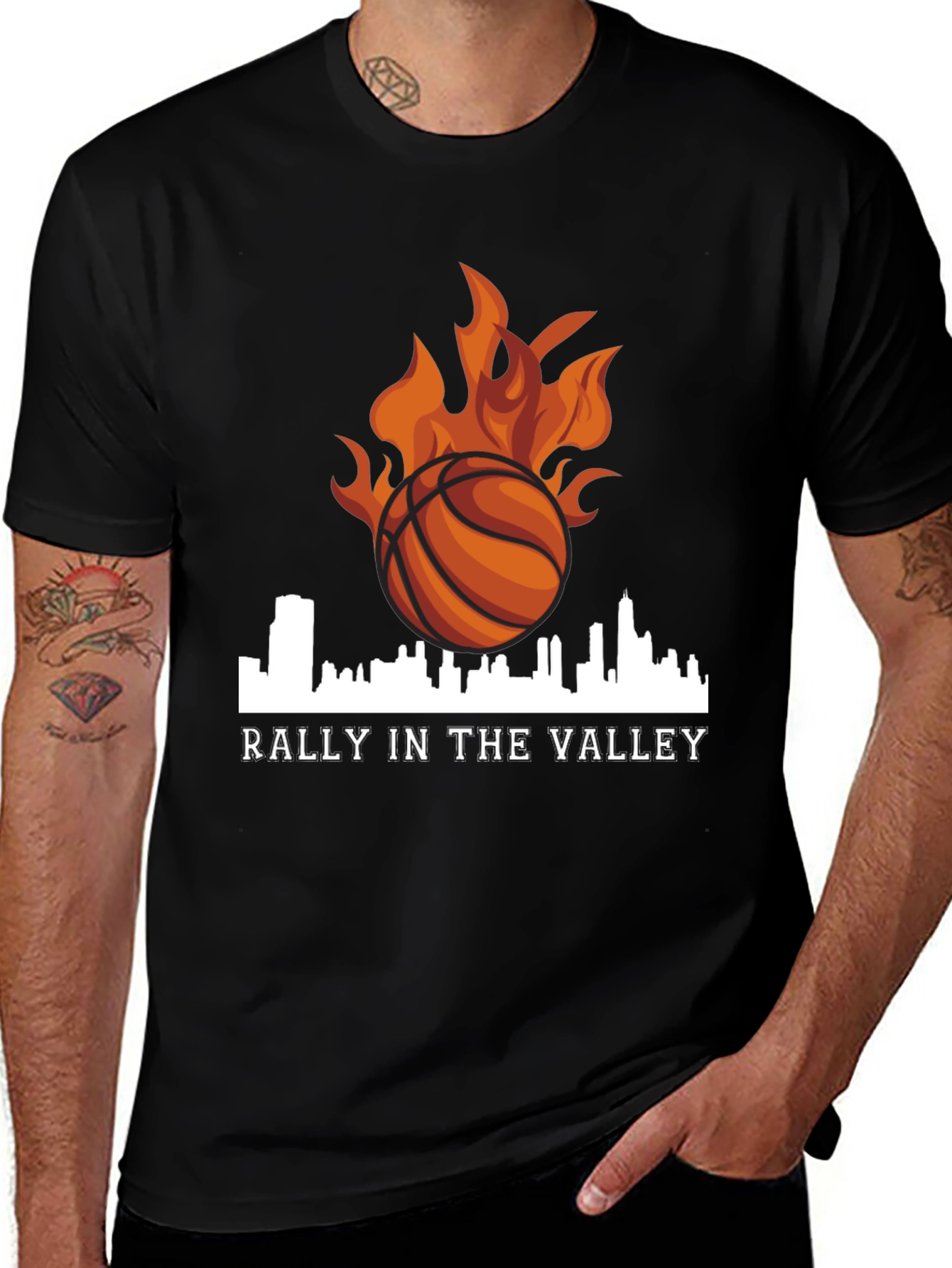 Rally in the Valley Basketball Graphic Tee