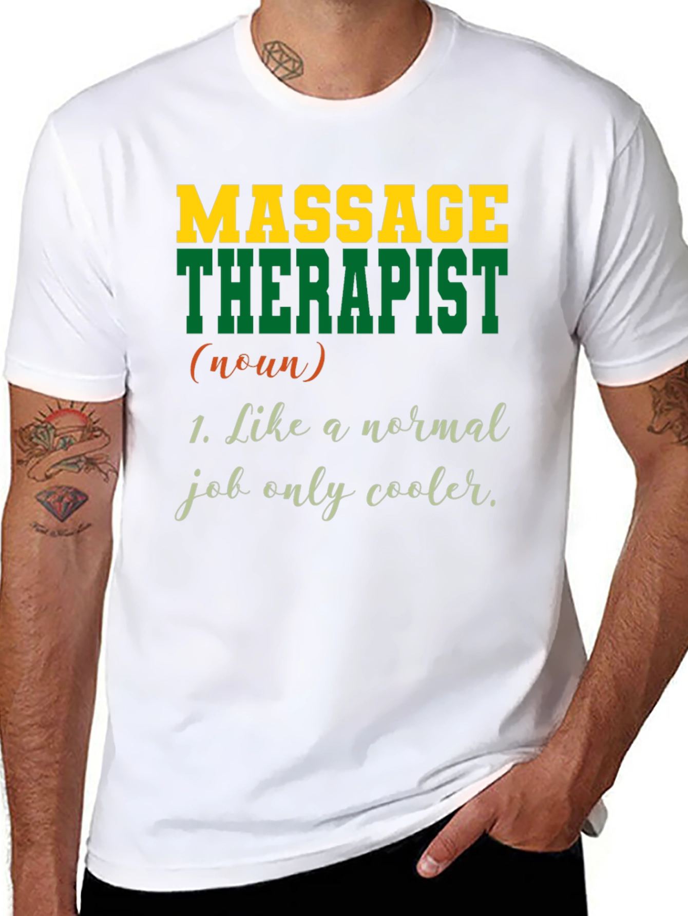 Massage Therapist T-Shirt - Cool Job Tee