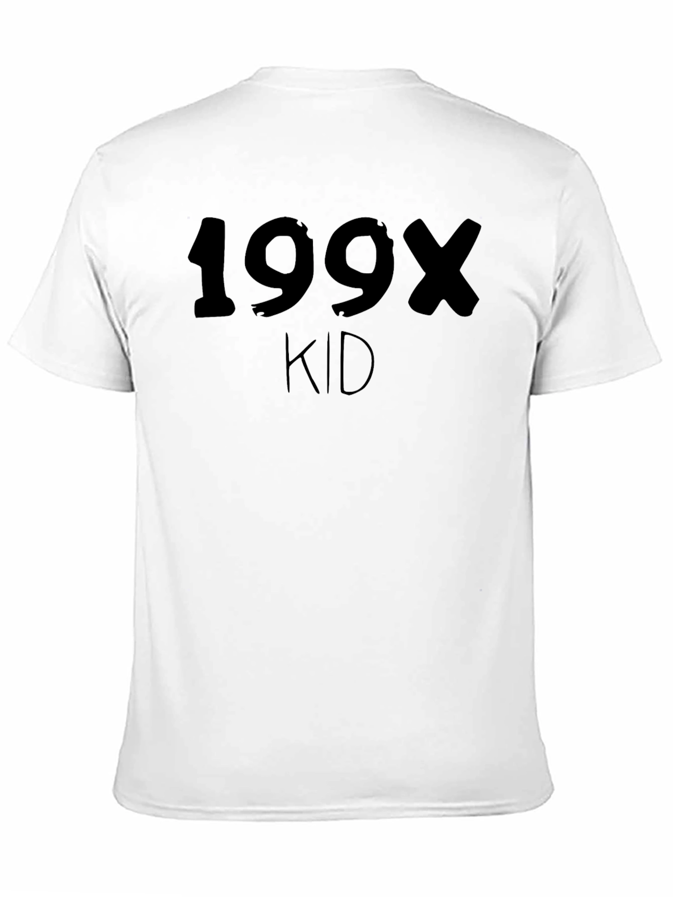 199X Kid Black Graphic Tee - Retro Nostalgia