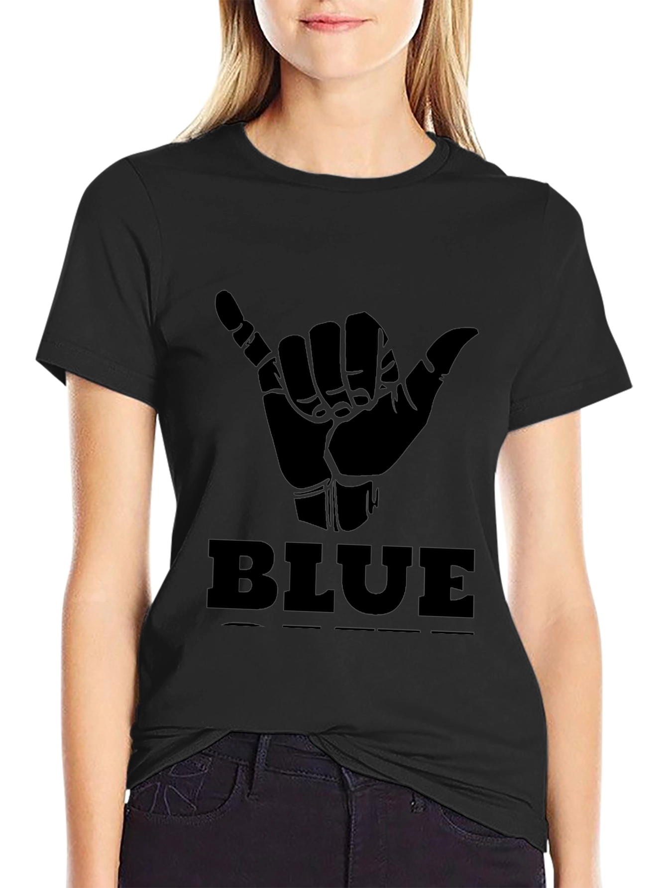 Hang Loose T-Shirt - BLUE Graphic Tee